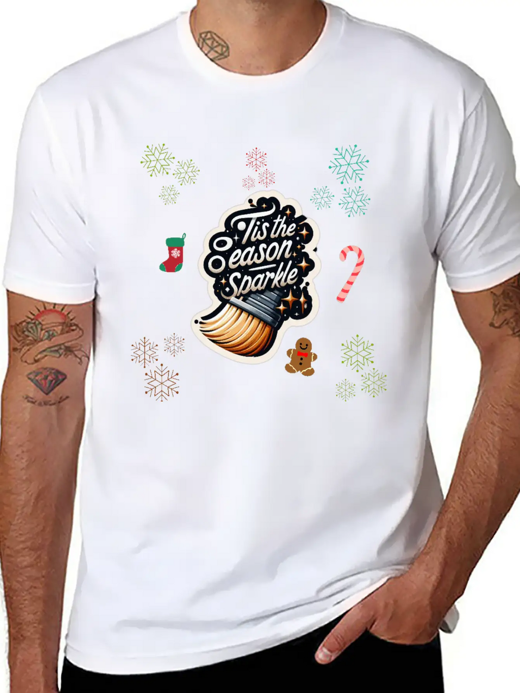 Sparkling Season Breathable Soft Cotton T-Shirt – Timeless Casual Look