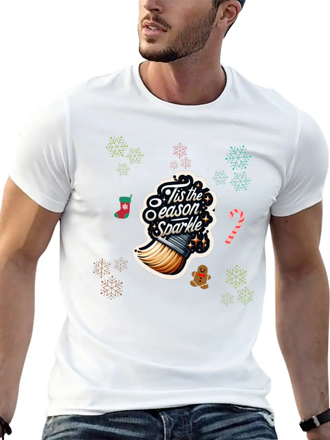 Sparkling Season Breathable Soft Cotton T-Shirt – Timeless Casual Look