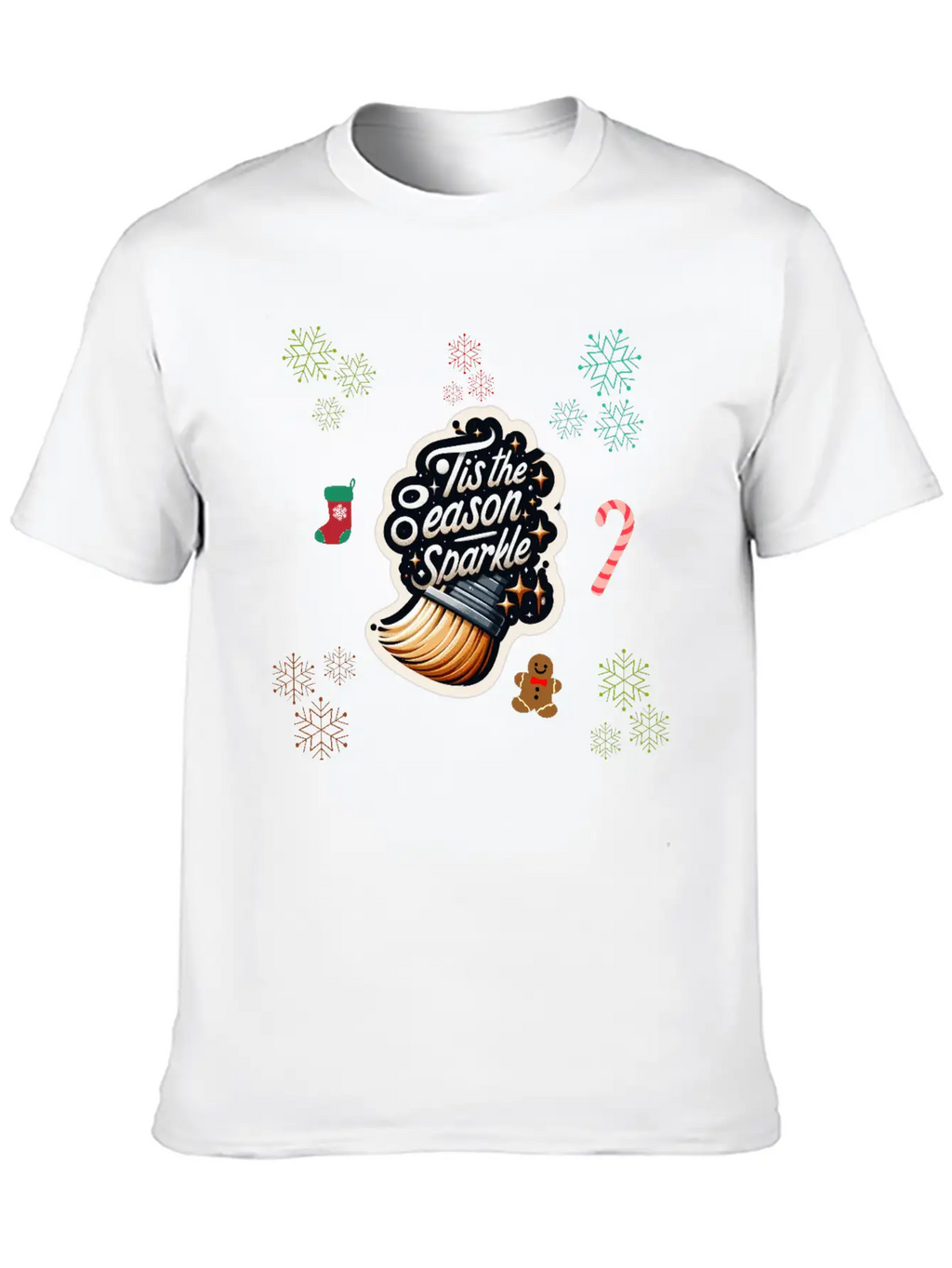 Sparkling Season Breathable Soft Cotton T-Shirt – Timeless Casual Look