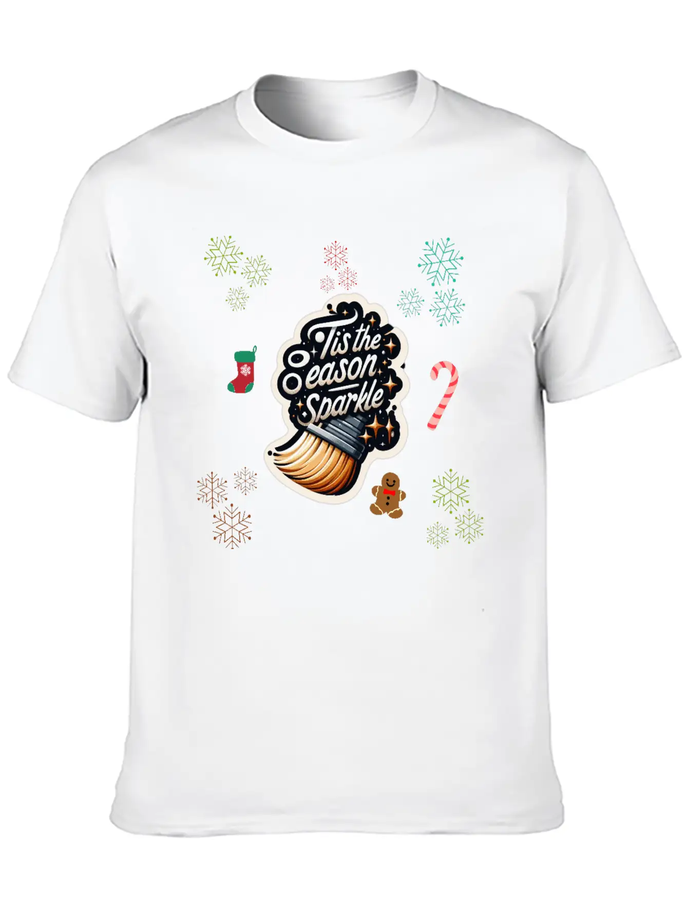 Sparkling Season Breathable Soft Cotton T-Shirt – Timeless Casual Look