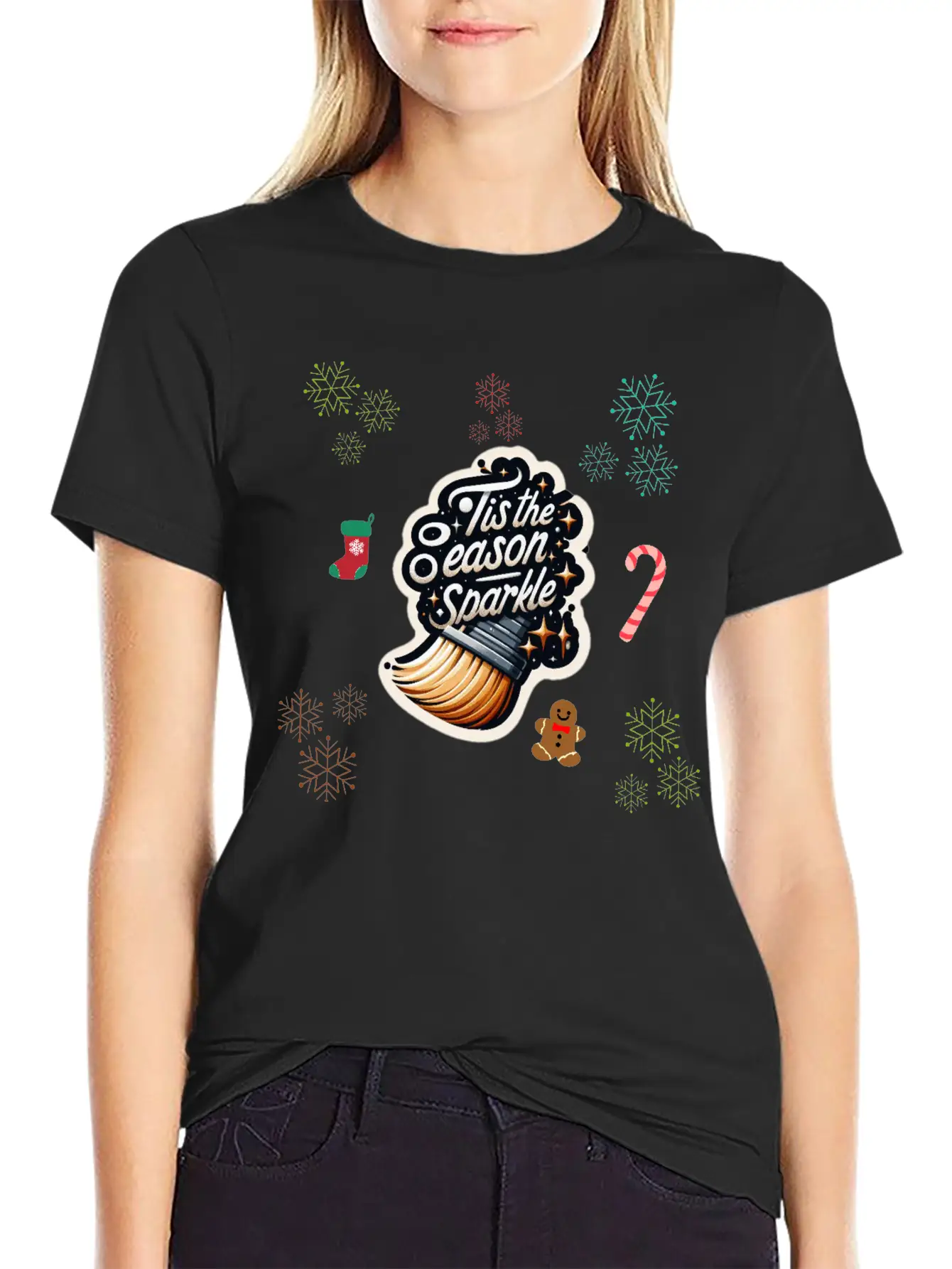 Sparkling Season Breathable Soft Cotton T-Shirt – Timeless Casual Look