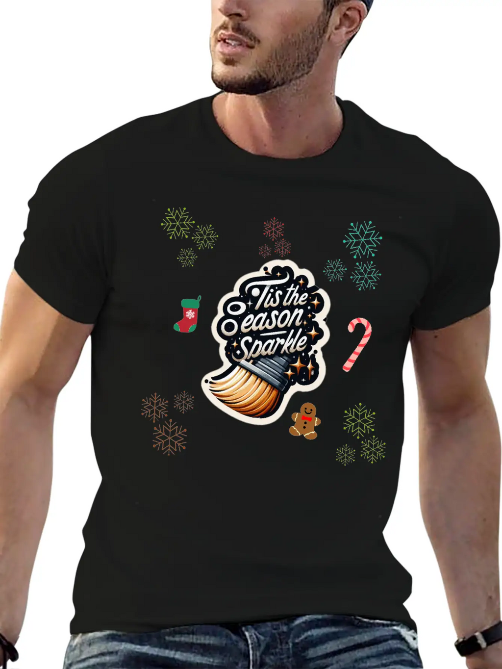 Sparkling Season Breathable Soft Cotton T-Shirt – Timeless Casual Look