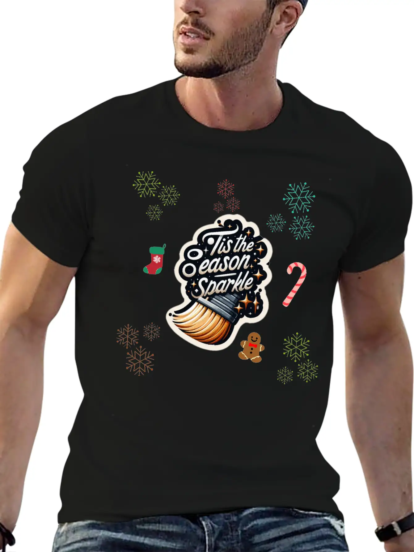 Sparkling Season Breathable Soft Cotton T-Shirt – Timeless Casual Look
