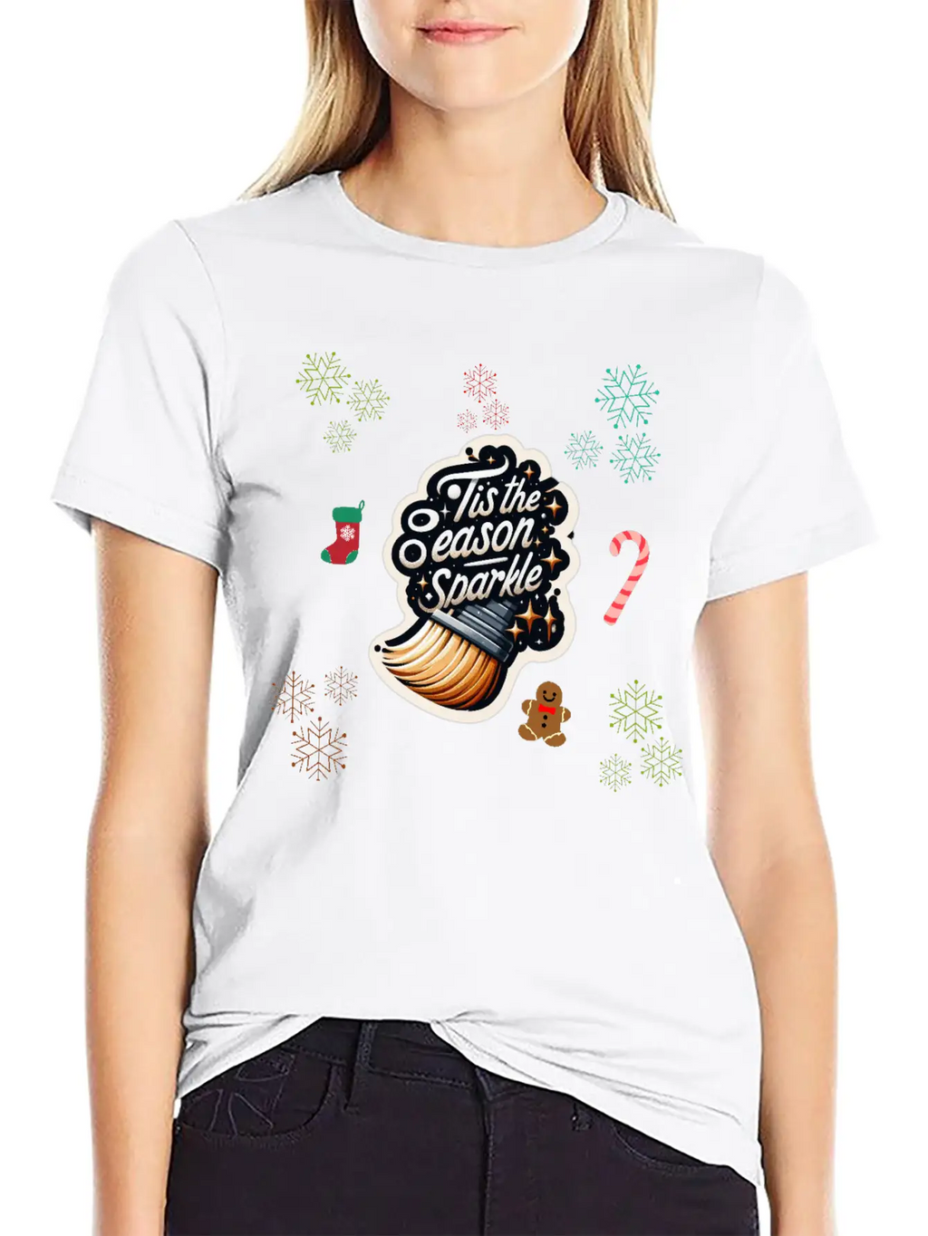 Sparkling Season Breathable Soft Cotton T-Shirt – Timeless Casual Look