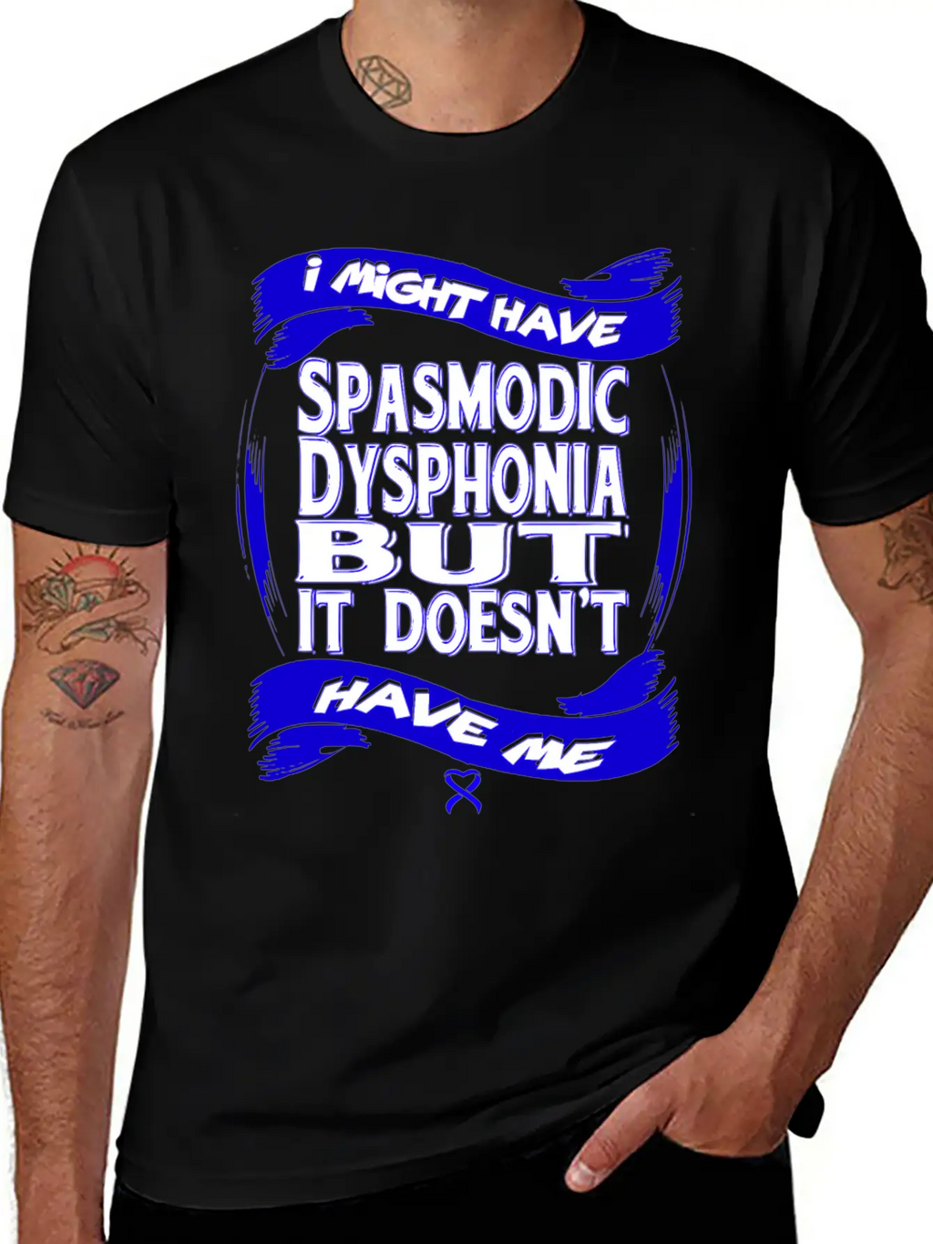 Spasmodic Dysphonia Awareness Modern Fit Casual T-Shirt – Clean And Versatile Design