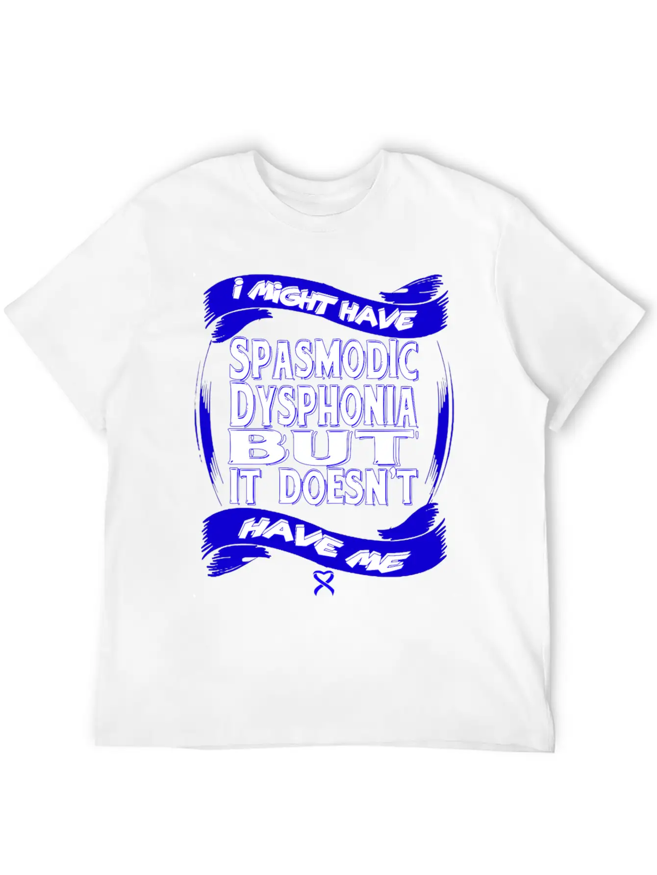 Spasmodic Dysphonia Awareness Modern Fit Casual T-Shirt – Clean And Versatile Design