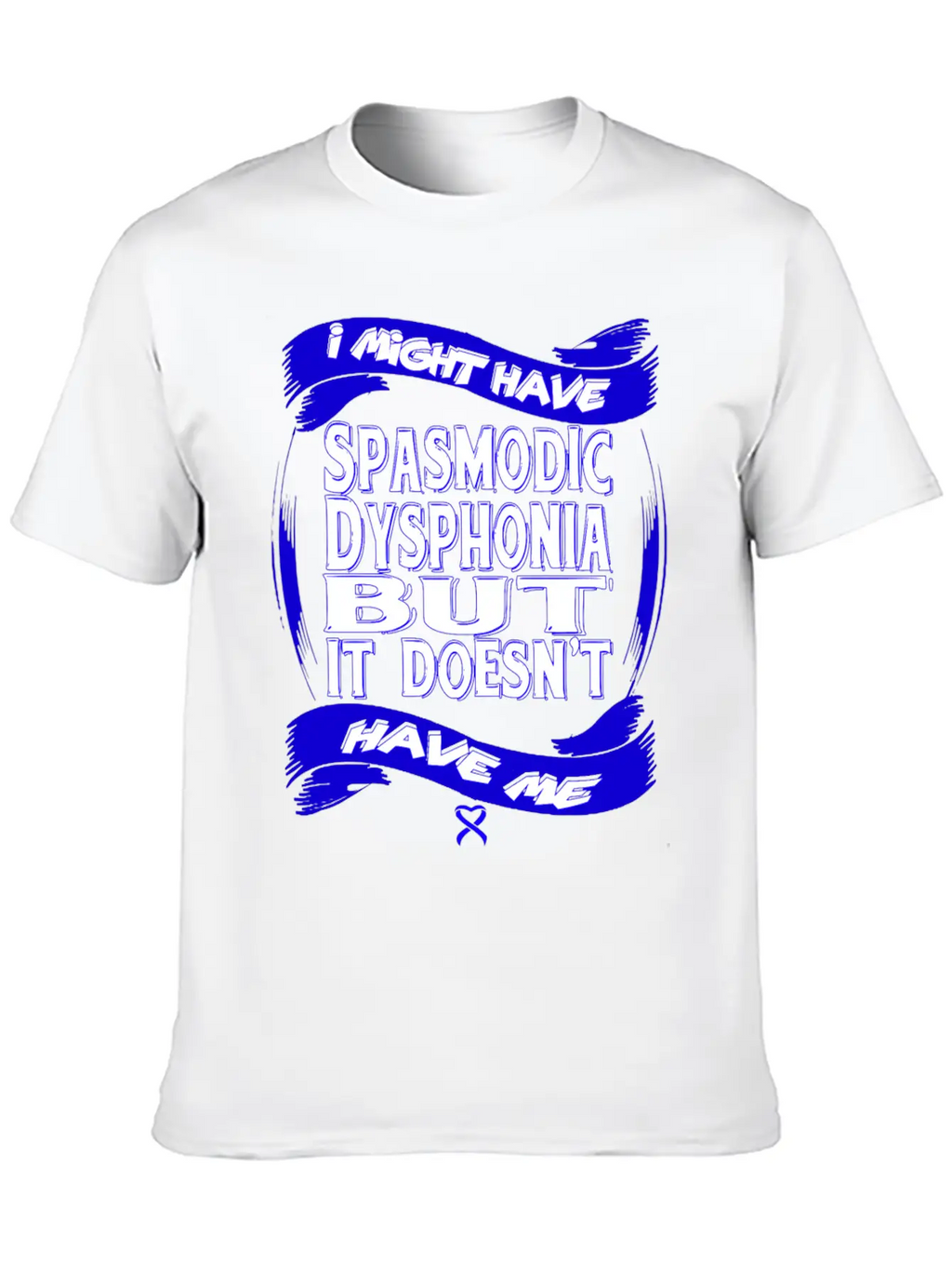 Spasmodic Dysphonia Awareness Modern Fit Casual T-Shirt – Clean And Versatile Design