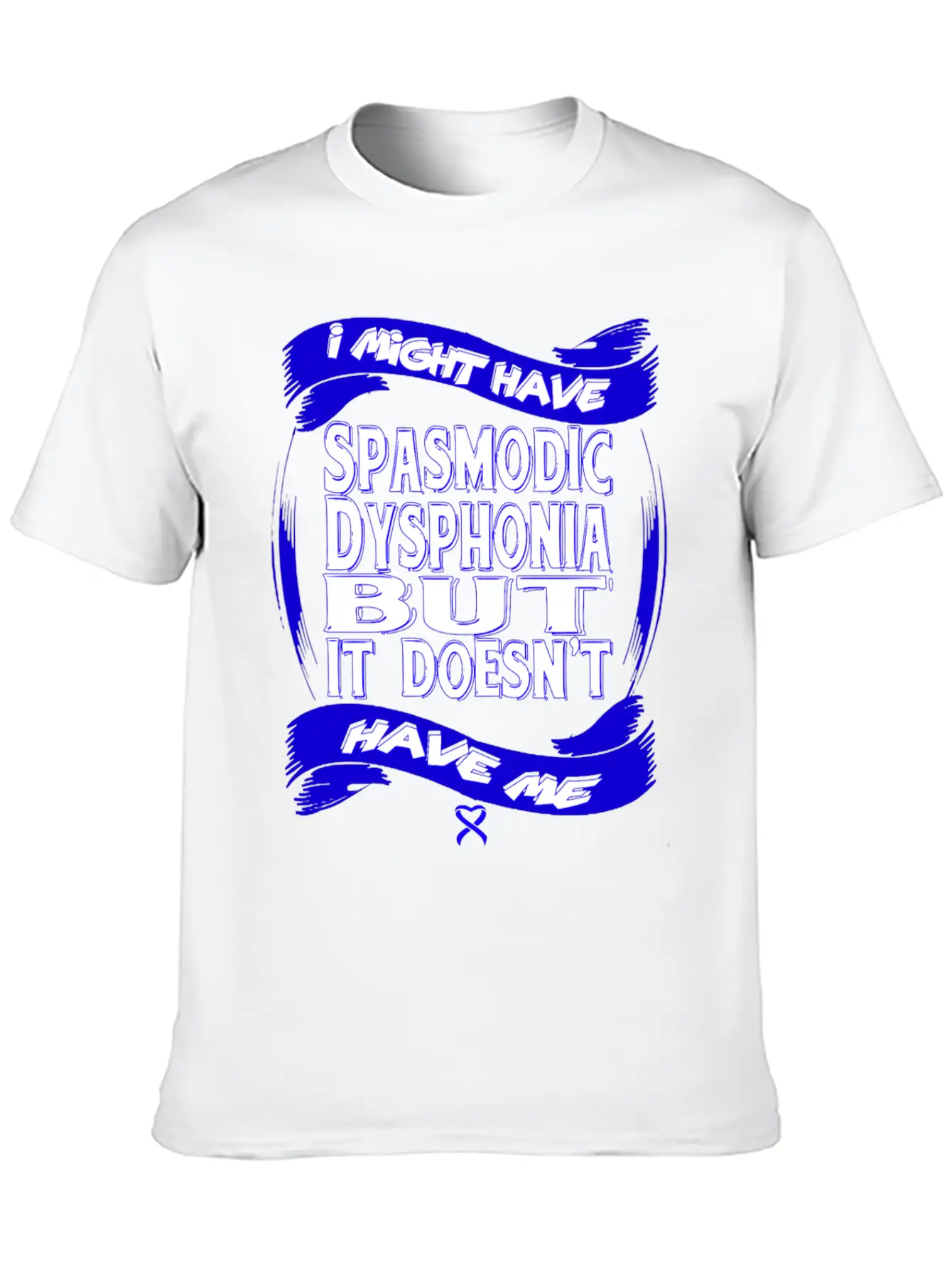 Spasmodic Dysphonia Awareness Modern Fit Casual T-Shirt – Clean And Versatile Design