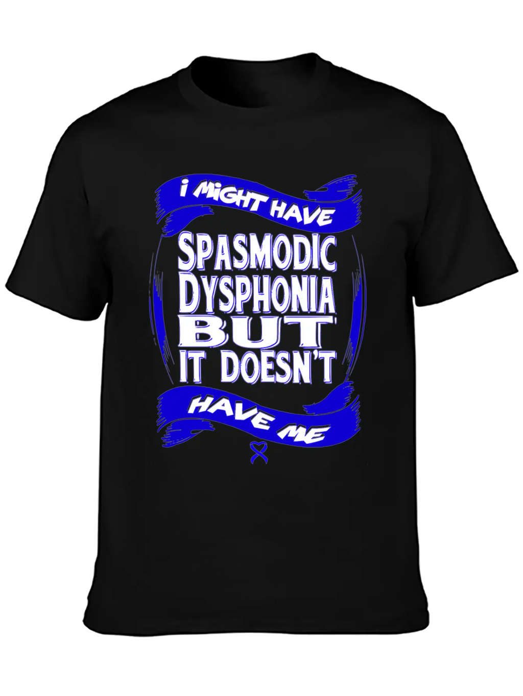 Spasmodic Dysphonia Awareness Modern Fit Casual T-Shirt – Clean And Versatile Design