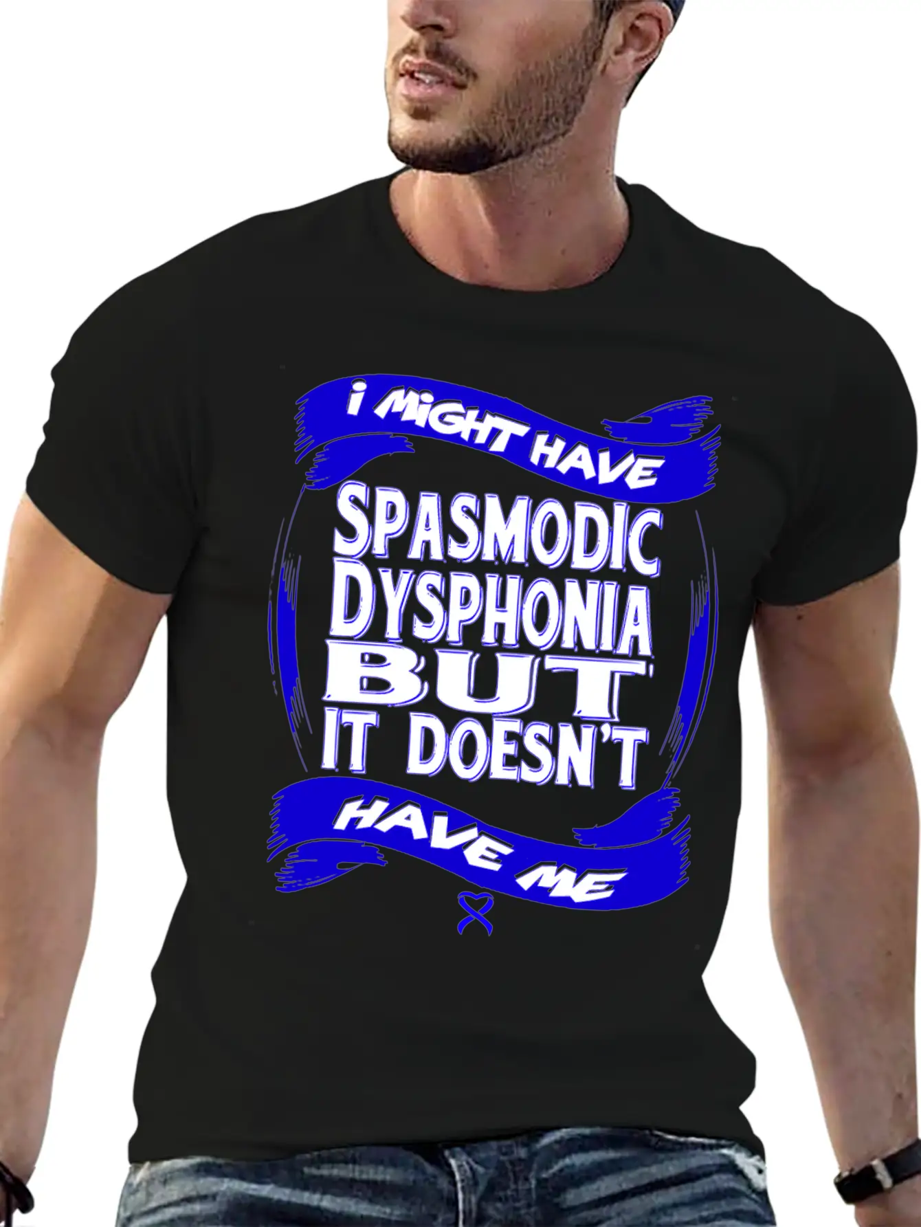 Spasmodic Dysphonia Awareness Modern Fit Casual T-Shirt – Clean And Versatile Design