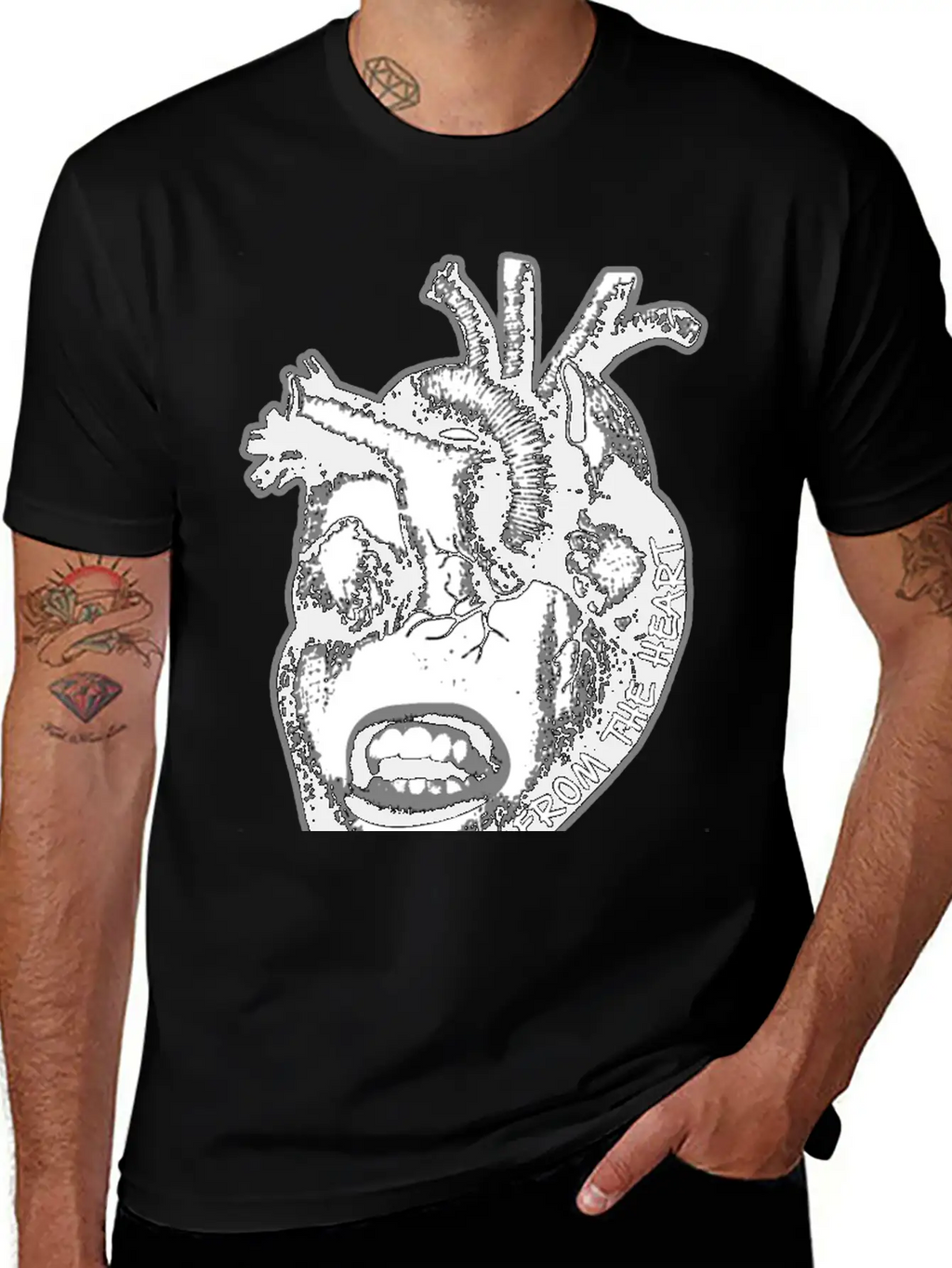 "Speak From The Heart" Breathable Soft Cotton T-Shirt – Timeless Casual Look