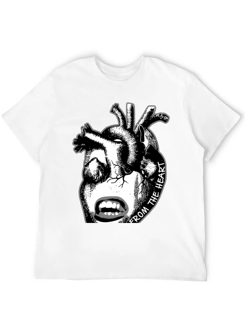 "Speak From The Heart" Breathable Soft Cotton T-Shirt – Timeless Casual Look