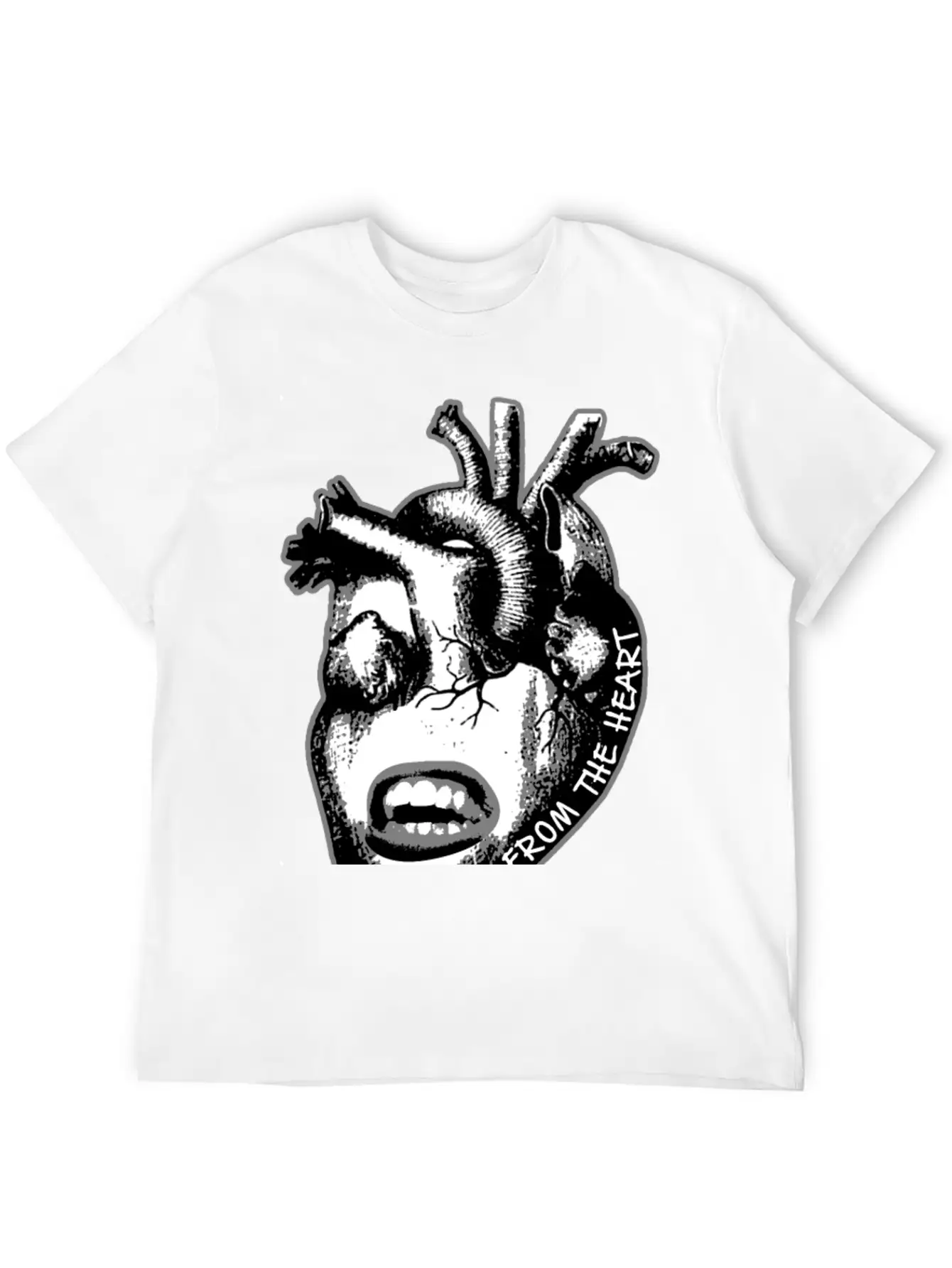 "Speak From The Heart" Breathable Soft Cotton T-Shirt – Timeless Casual Look