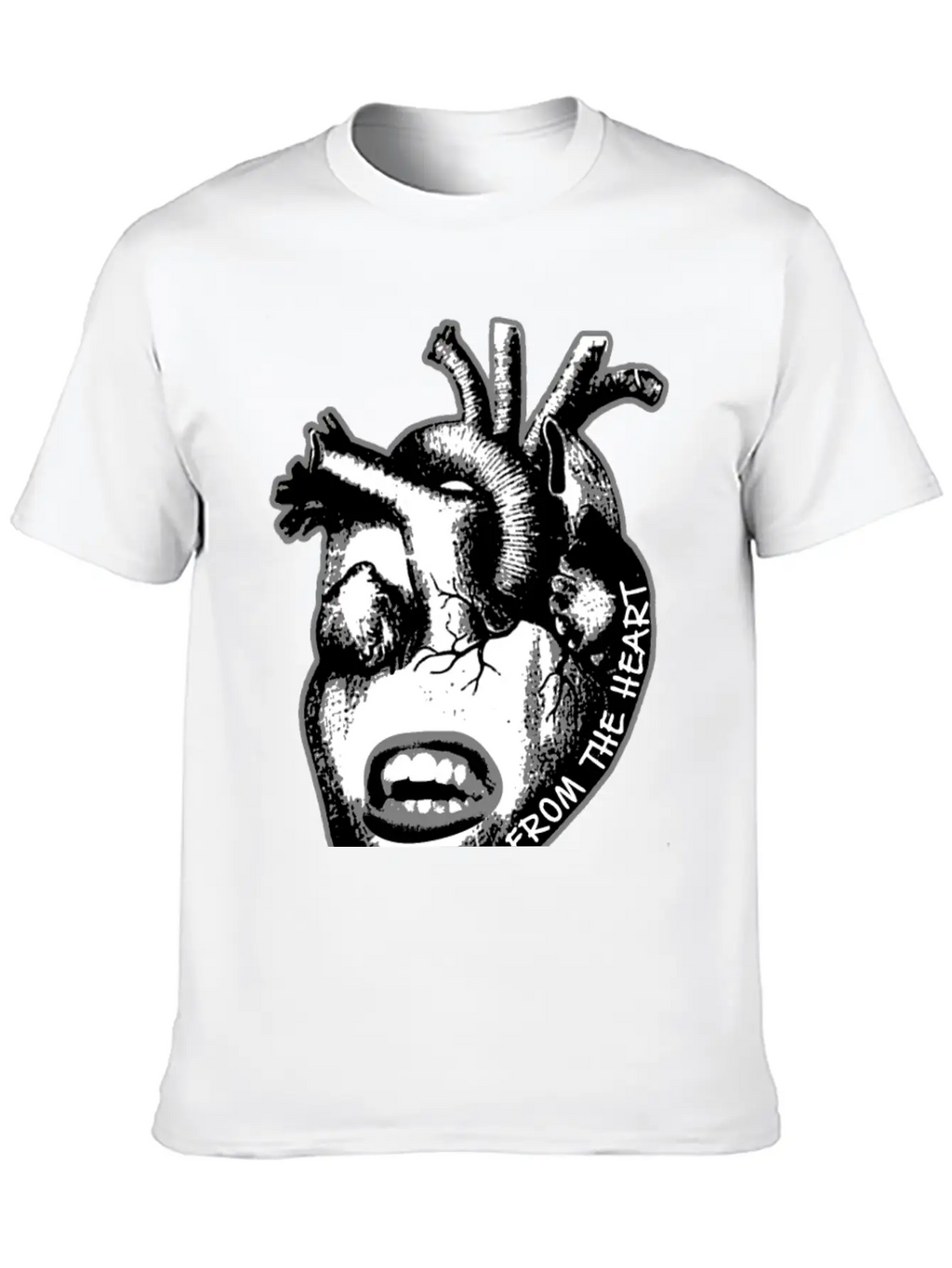 "Speak From The Heart" Breathable Soft Cotton T-Shirt – Timeless Casual Look