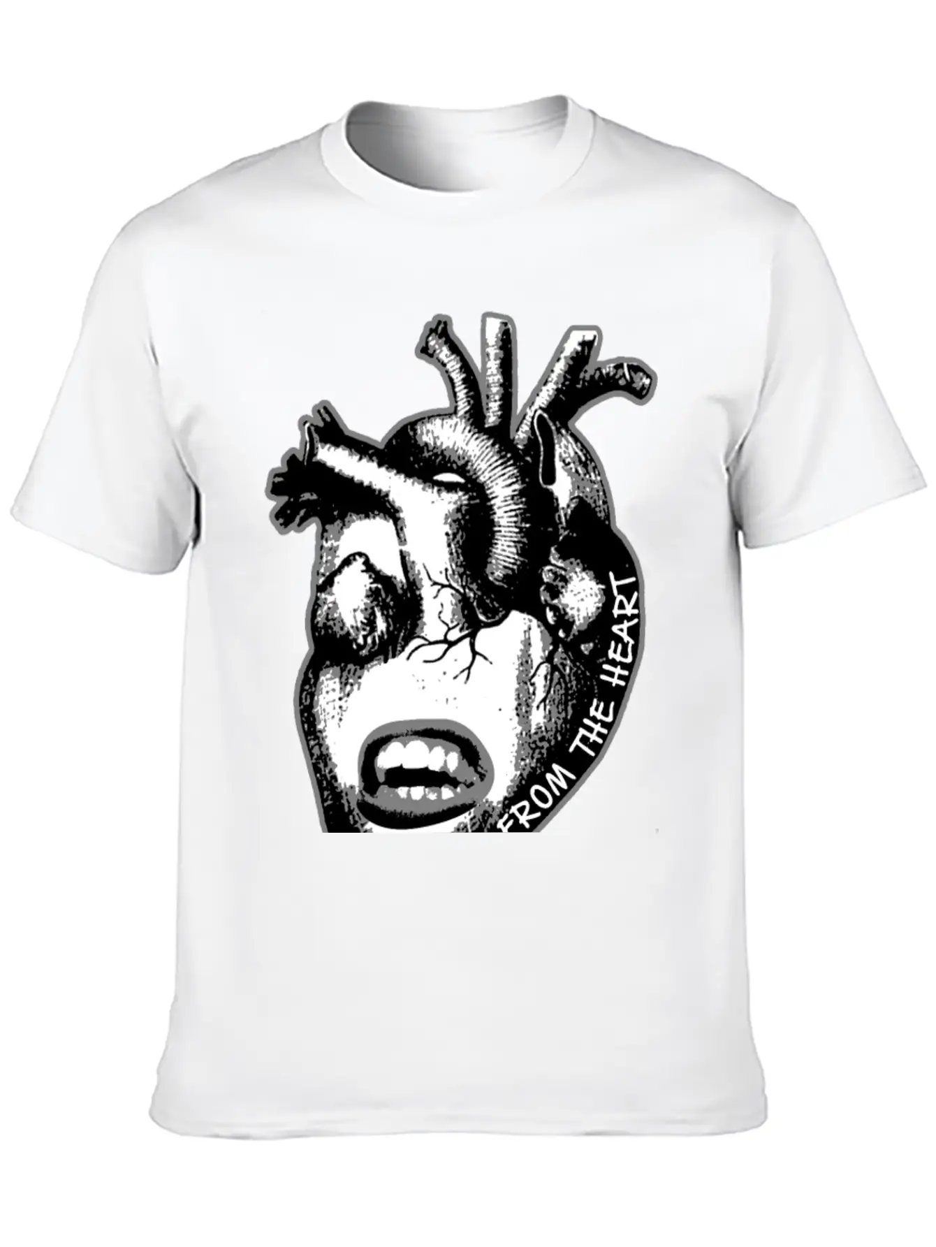 "Speak From The Heart" Breathable Soft Cotton T-Shirt – Timeless Casual Look