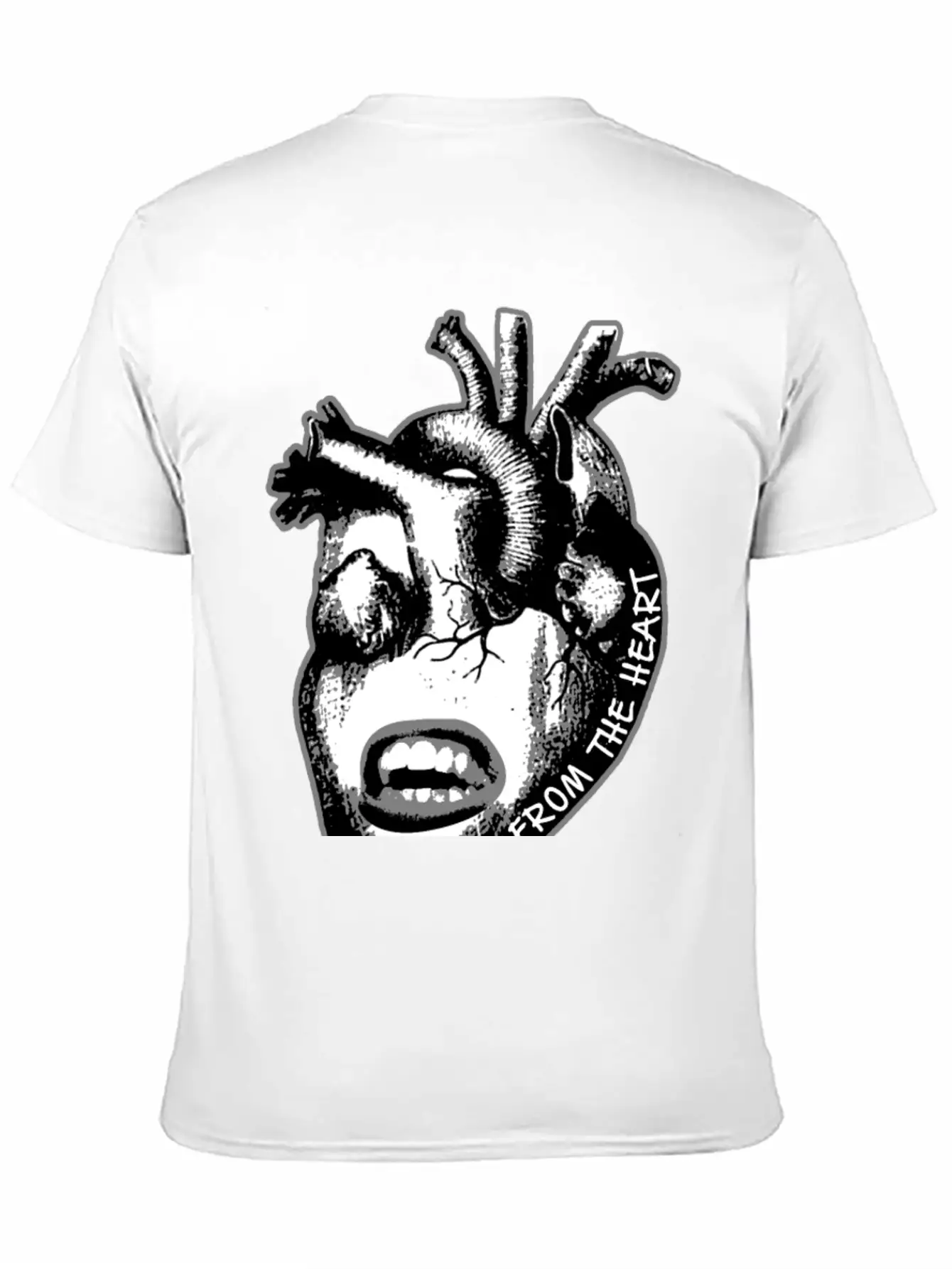 "Speak From The Heart" Breathable Soft Cotton T-Shirt – Timeless Casual Look