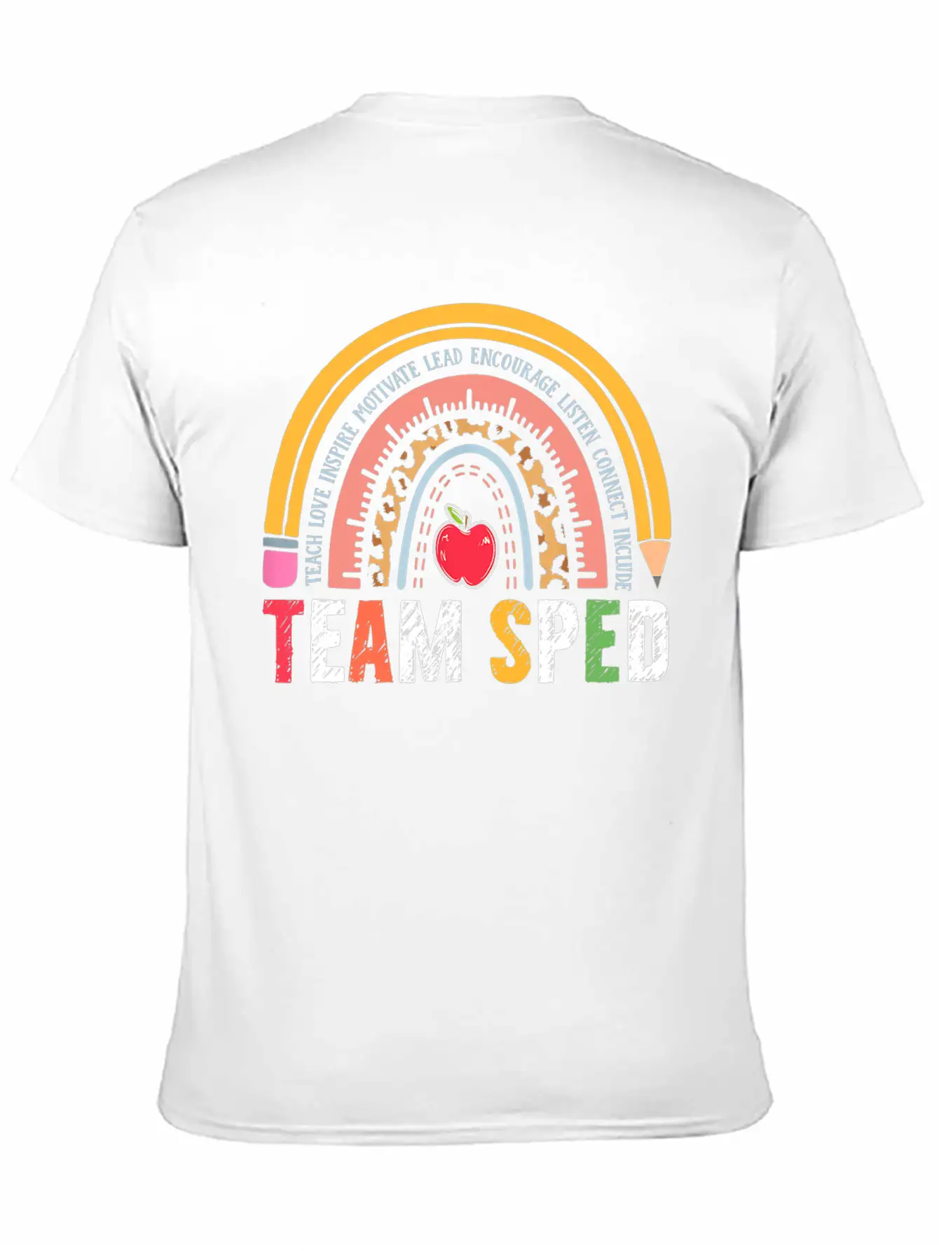 Special Education Teacher SPED Leopard Boho Essential Cotton Tee For Daily Outfits – Unisex Style