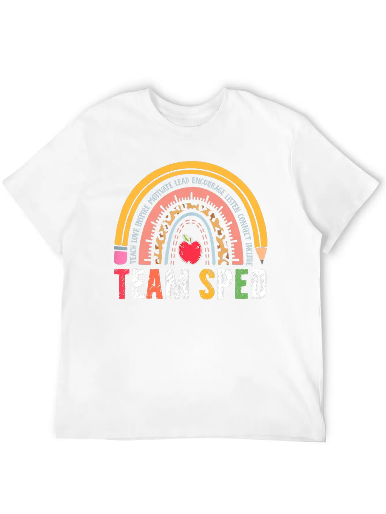 Special Education Teacher SPED Leopard Boho Essential Cotton Tee For Daily Outfits – Unisex Style