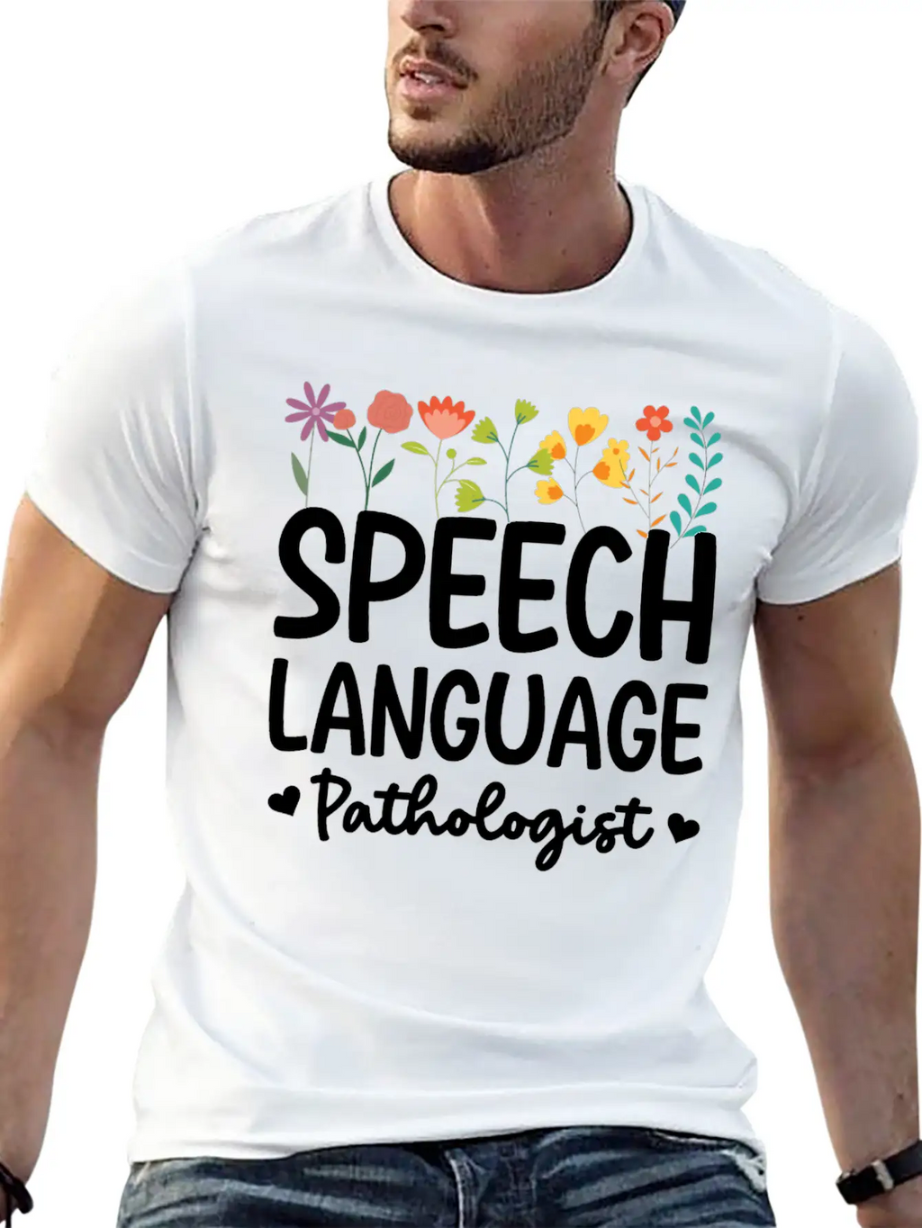 Speech Language Pathologist Breathable Graphic T-Shirt – Perfect For Casual Days