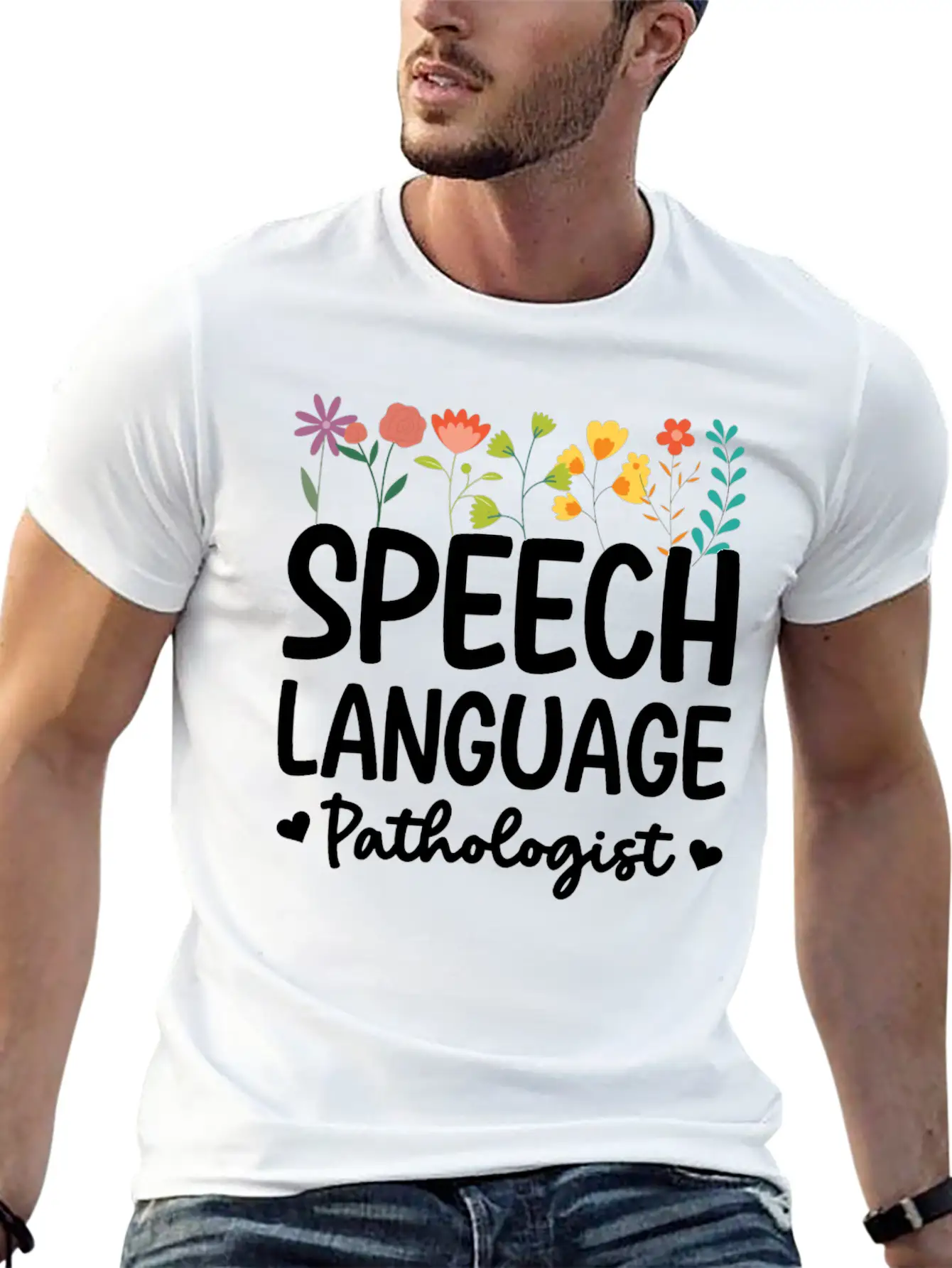 Speech Language Pathologist Breathable Graphic T-Shirt – Perfect For Casual Days