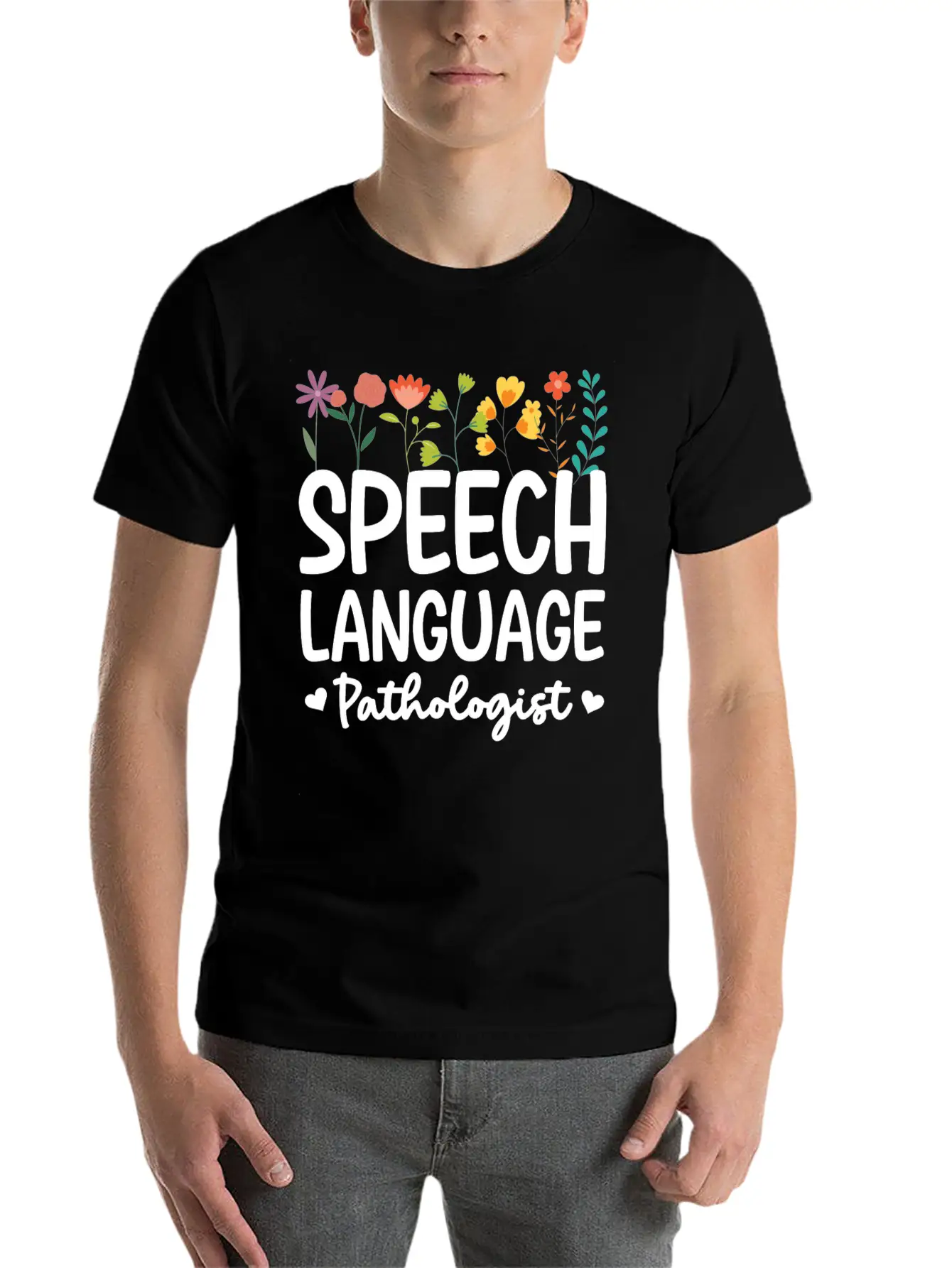 Speech Language Pathologist Breathable Graphic T-Shirt – Perfect For Casual Days