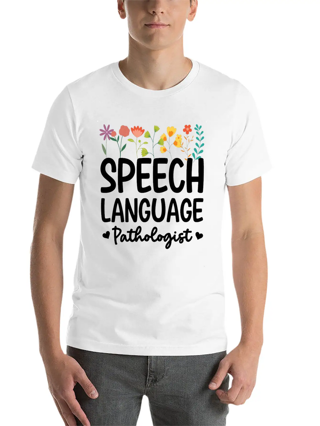 Speech Language Pathologist Breathable Graphic T-Shirt – Perfect For Casual Days