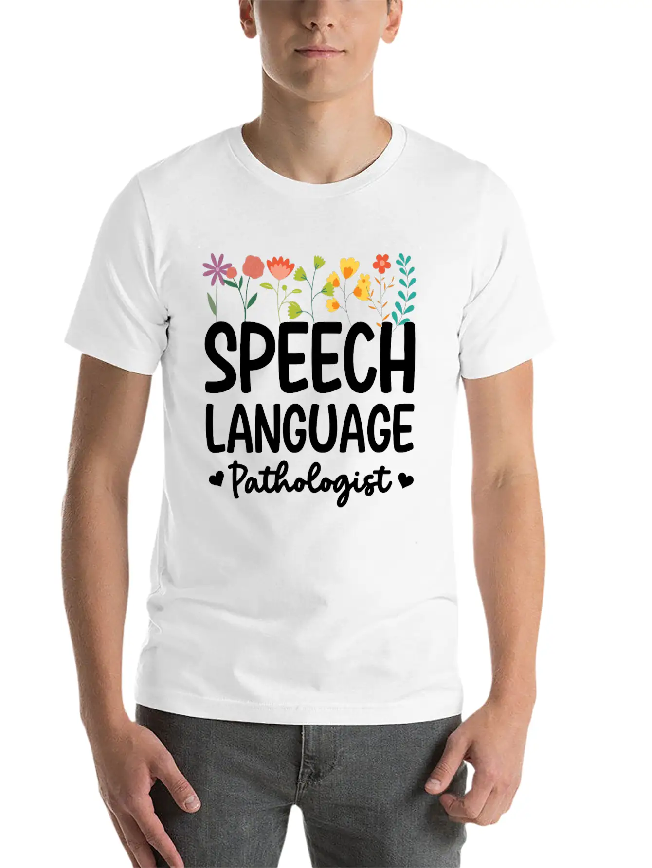 Speech Language Pathologist Breathable Graphic T-Shirt – Perfect For Casual Days