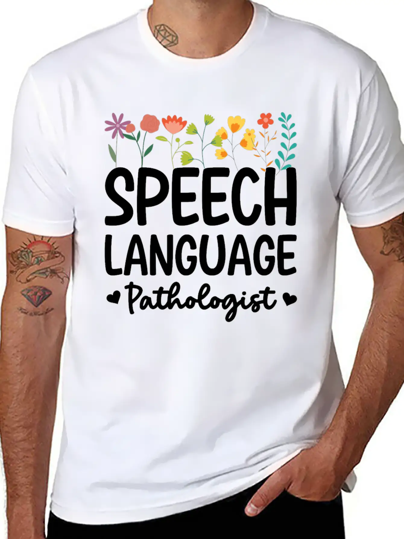 Speech Language Pathologist Breathable Graphic T-Shirt – Perfect For Casual Days