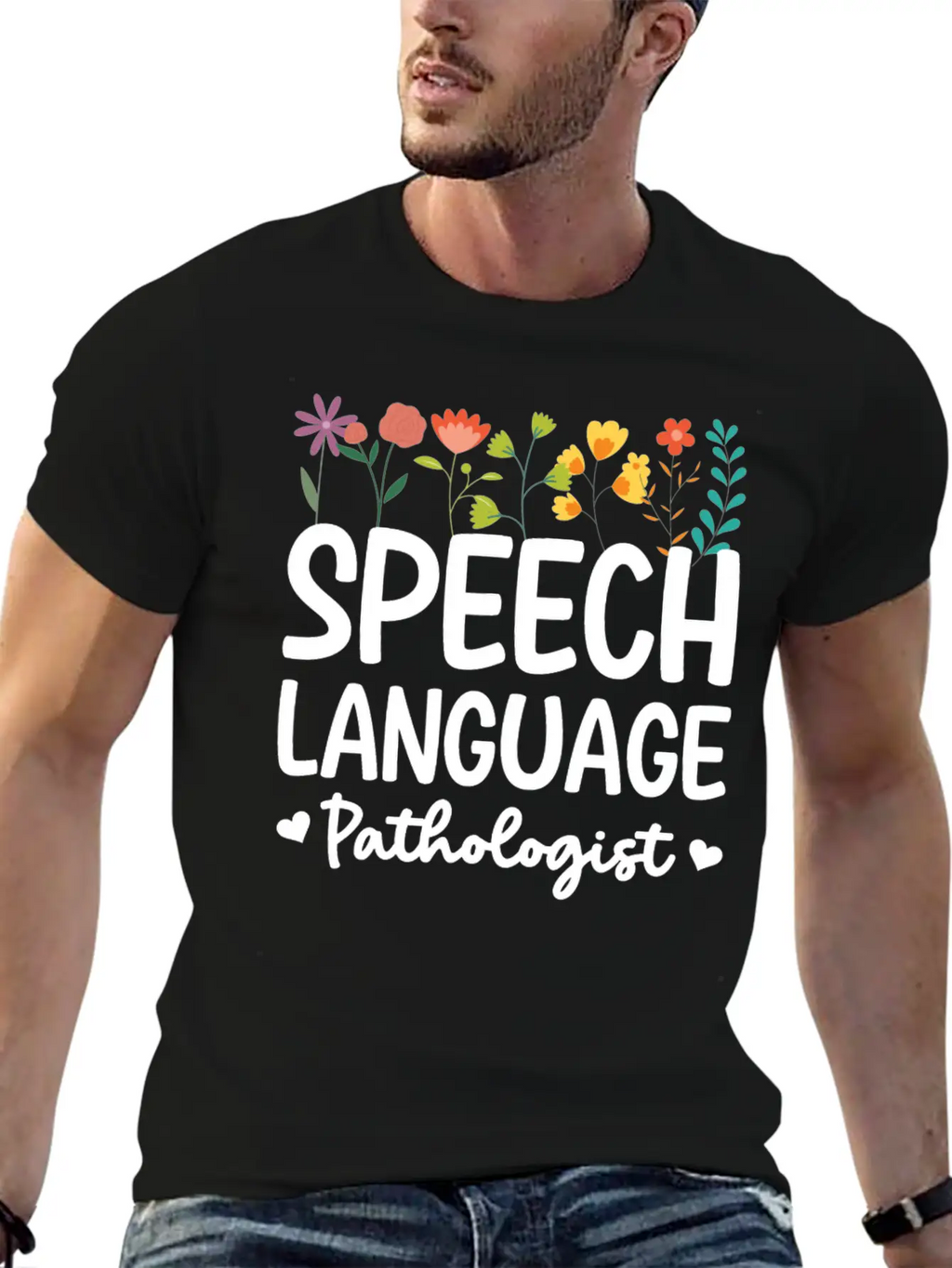 Speech Language Pathologist Breathable Graphic T-Shirt – Perfect For Casual Days