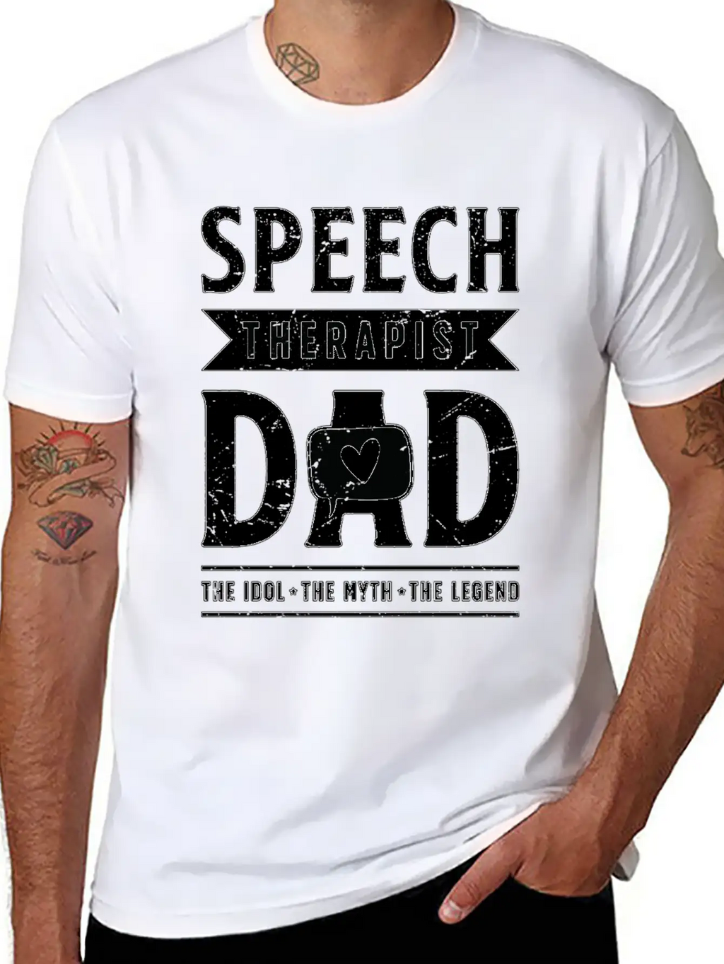 Speech Therapist Dad The Idol The Physiotherapist Breathable Graphic T-Shirt – Perfect For Casual Days