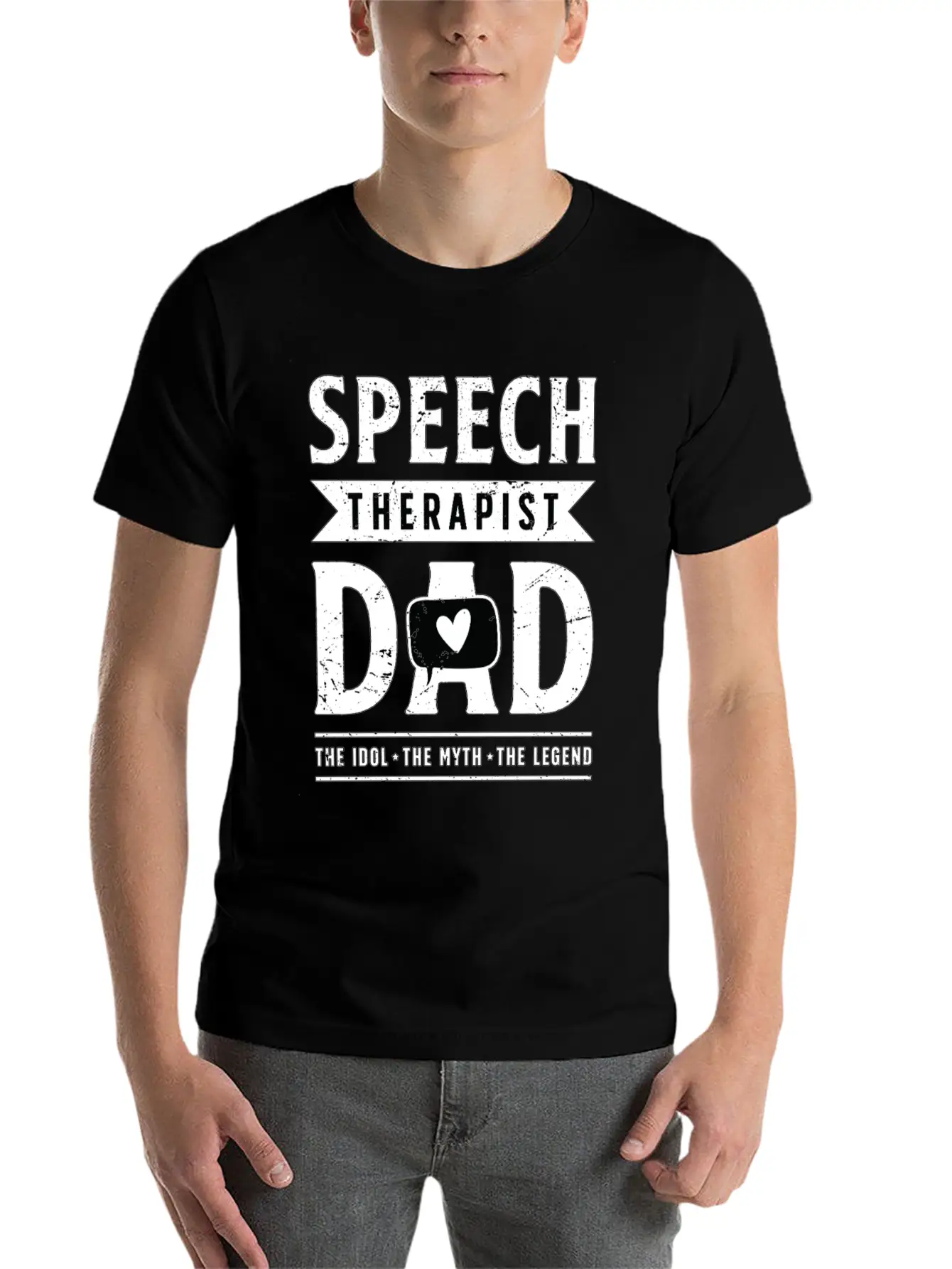 Speech Therapist Dad The Idol The Physiotherapist Breathable Graphic T-Shirt – Perfect For Casual Days