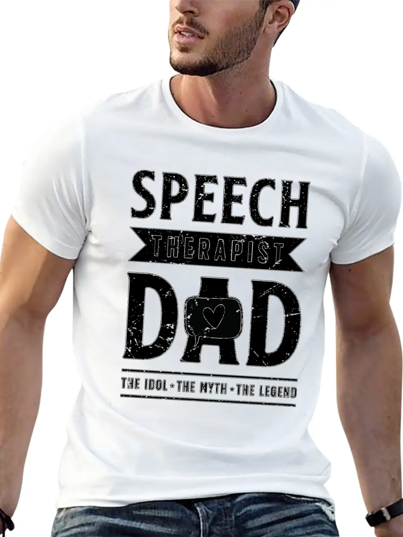Speech Therapist Dad The Idol The Physiotherapist Breathable Graphic T-Shirt – Perfect For Casual Days
