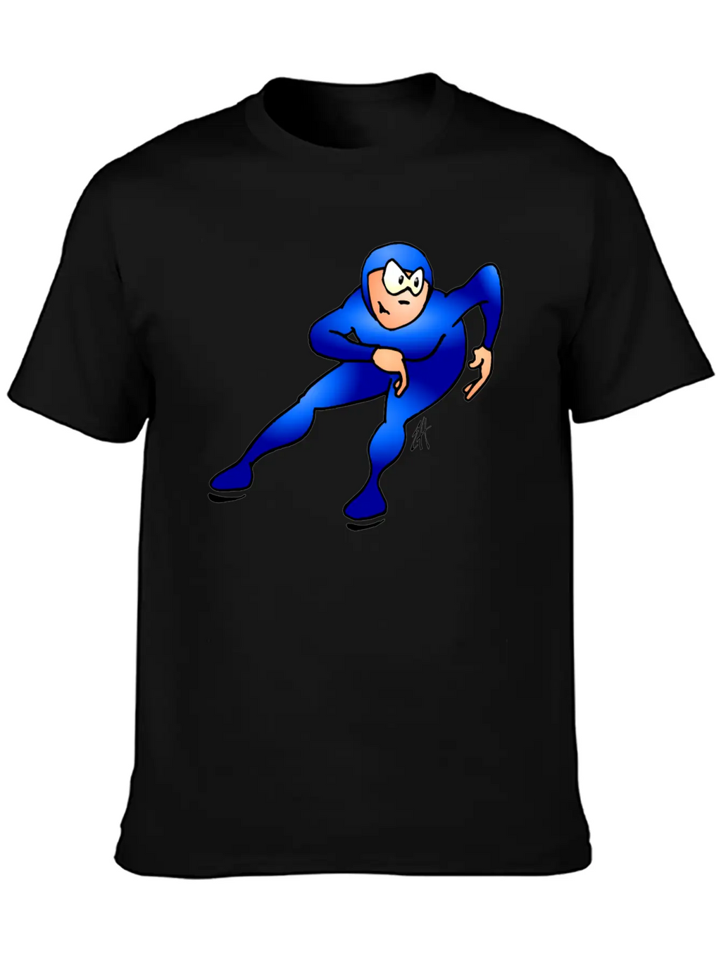 Speed Skater Breathable Graphic T-Shirt – Perfect For Casual Days