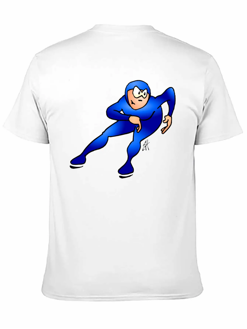 Speed Skater Breathable Graphic T-Shirt – Perfect For Casual Days