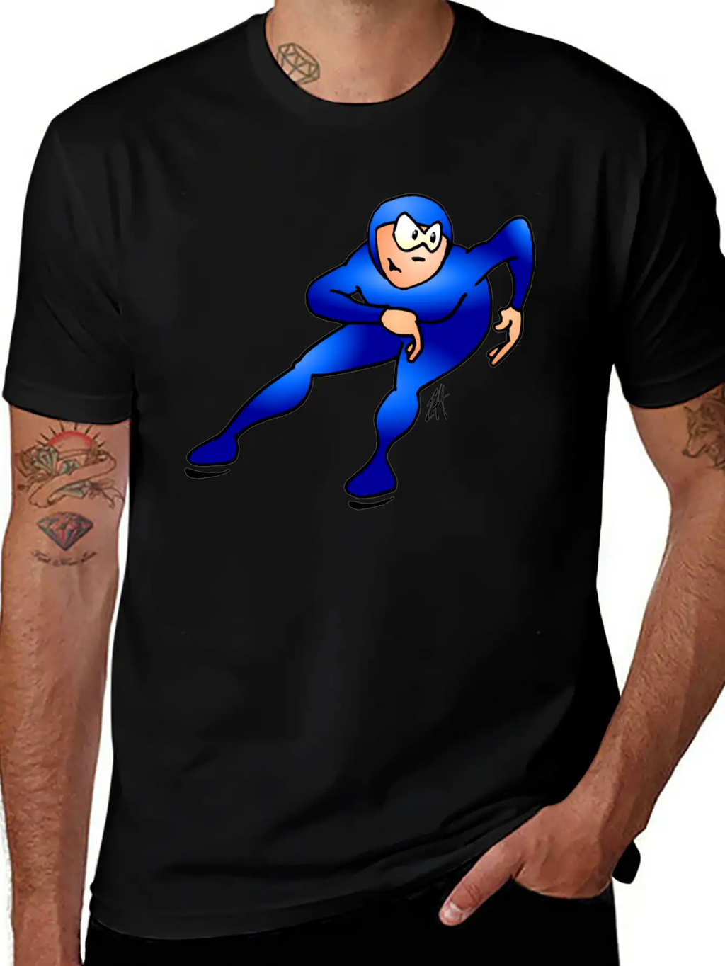 Speed Skater Classic Cotton Tee – Unisex Comfort For Any Season
