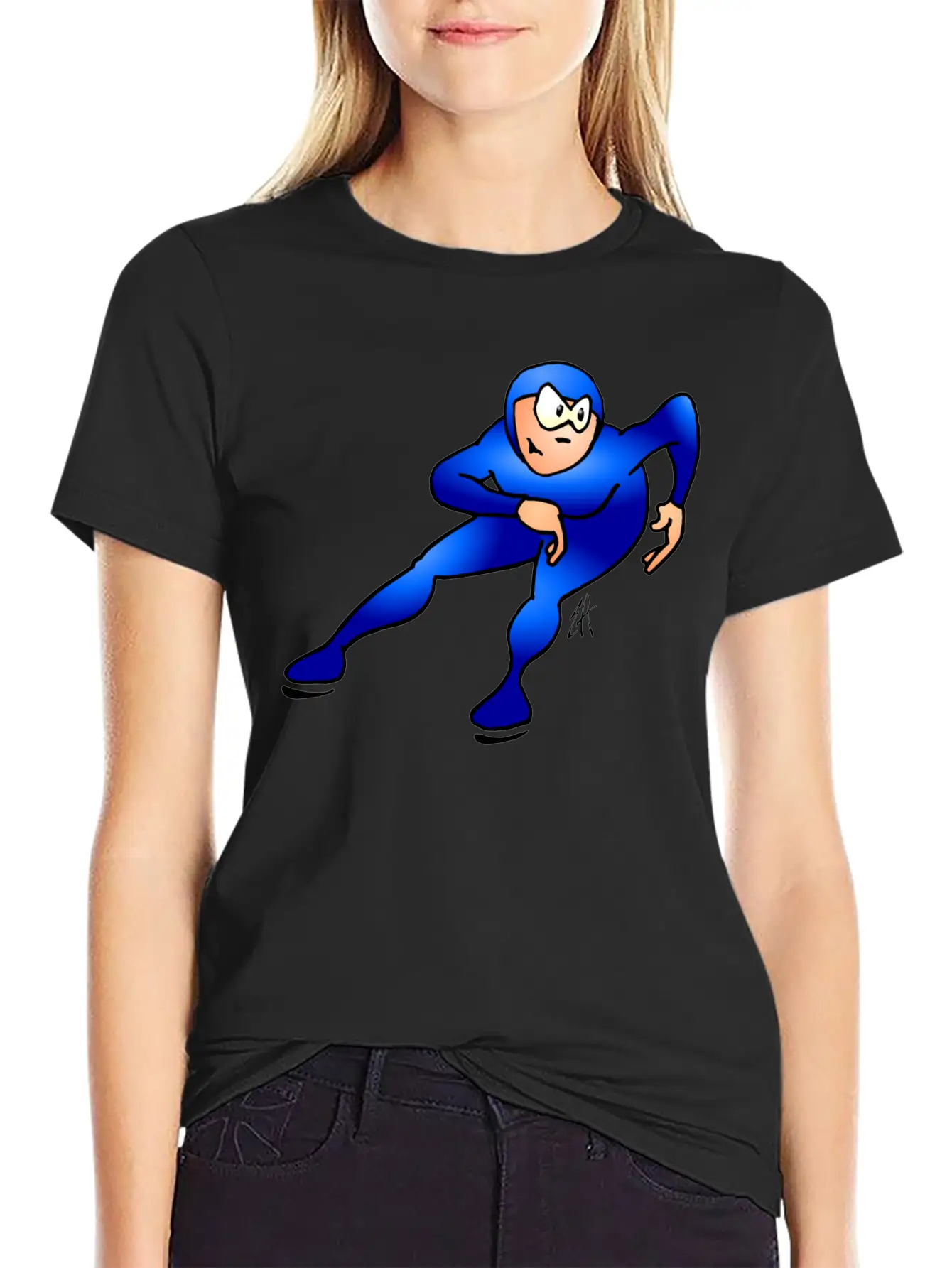 Speed Skater Classic Cotton Tee – Unisex Comfort For Any Season
