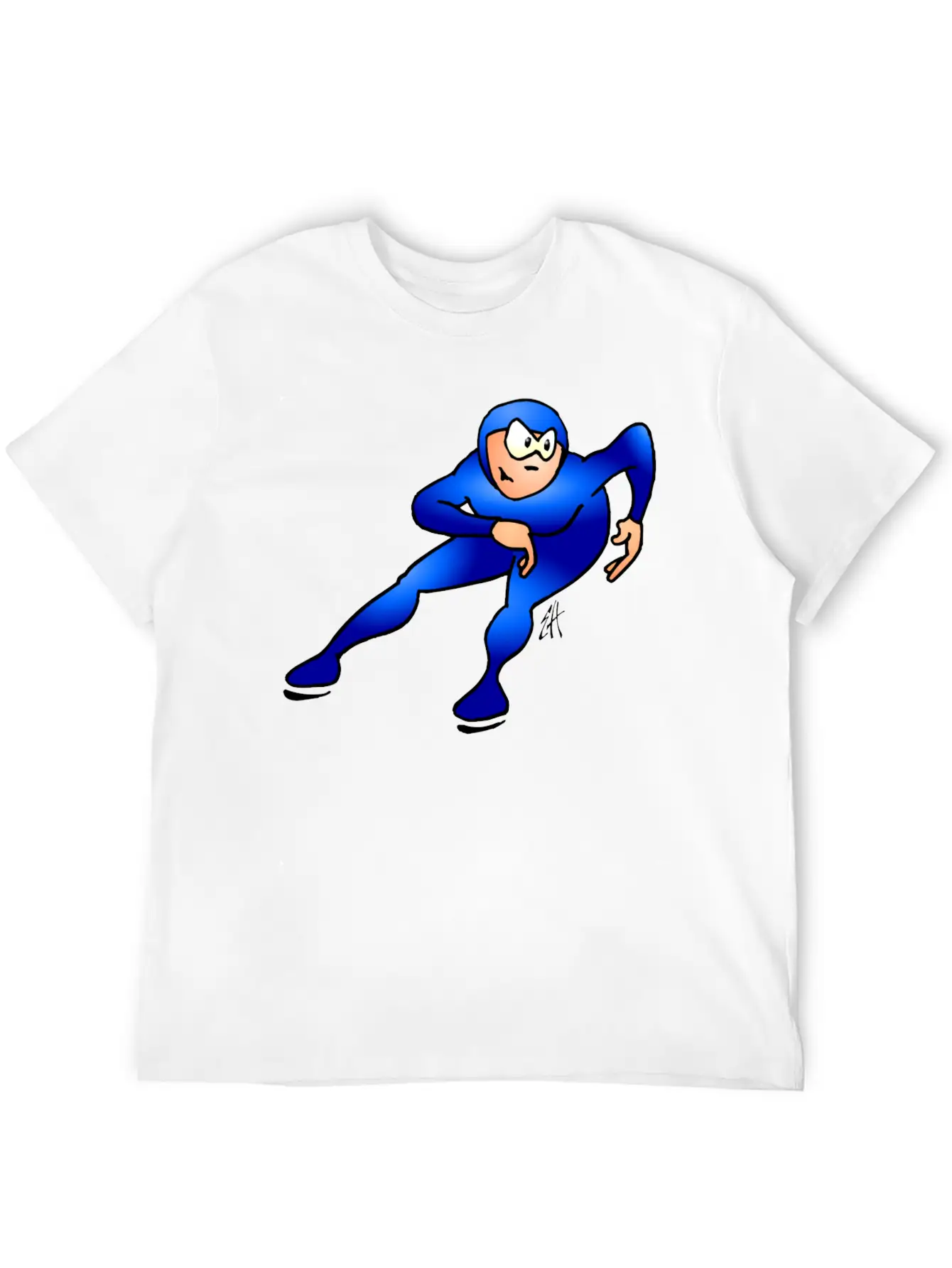 Speed Skater Classic Cotton Tee – Unisex Comfort For Any Season