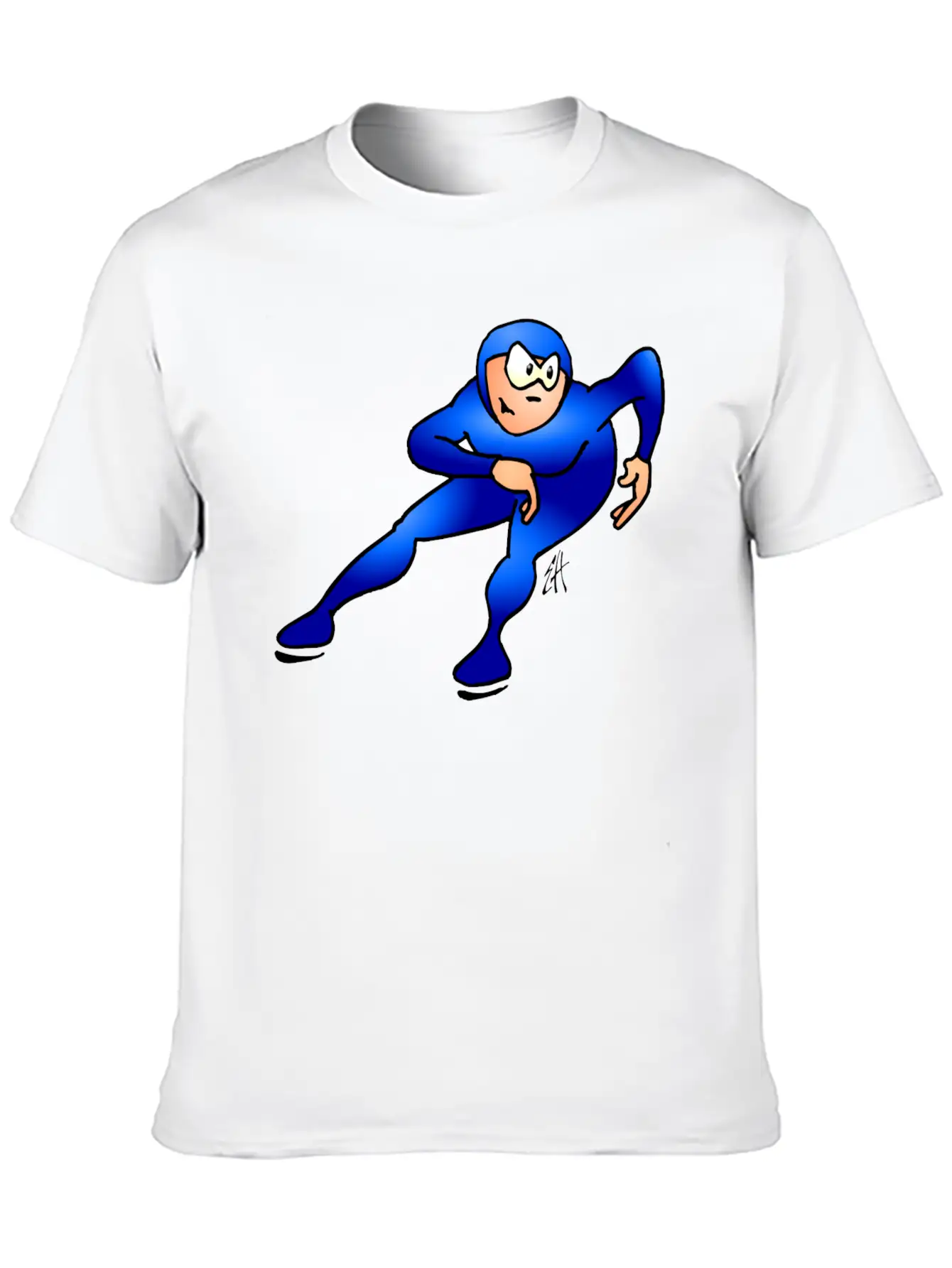 Speed Skater Classic Cotton Tee – Unisex Comfort For Any Season