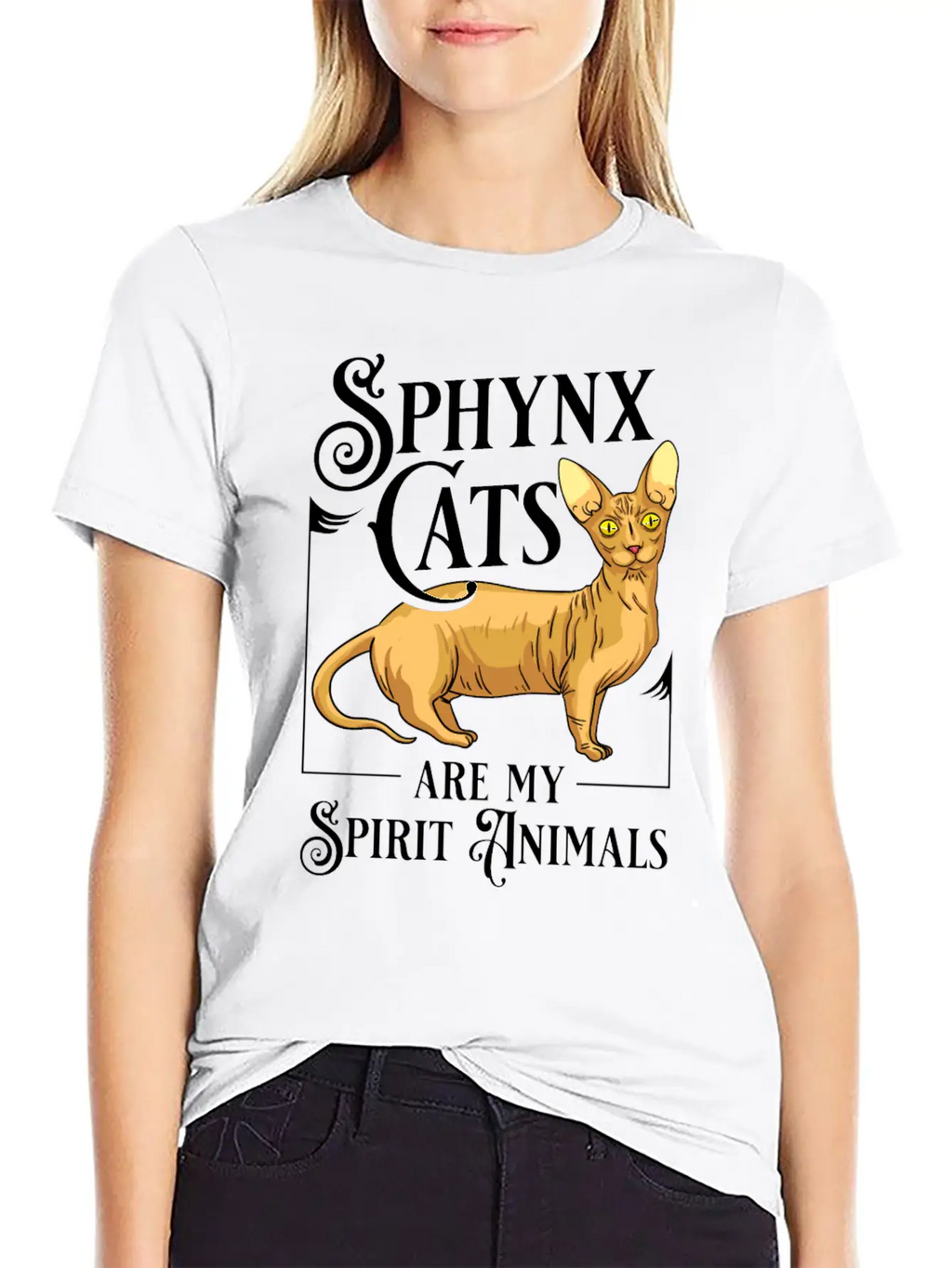 Sphynx Cat Hairless Kitten Egypt Funny Relaxed Everyday Tee – Lightweight And Durable Cotton