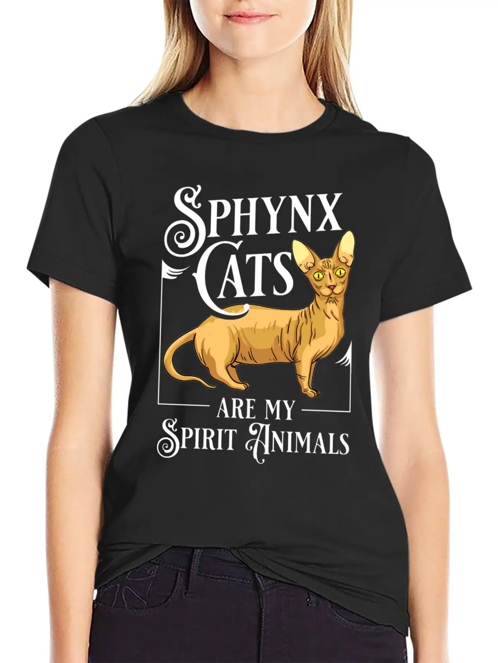 Sphynx Cat Hairless Kitten Egypt Funny Relaxed Everyday Tee – Lightweight And Durable Cotton