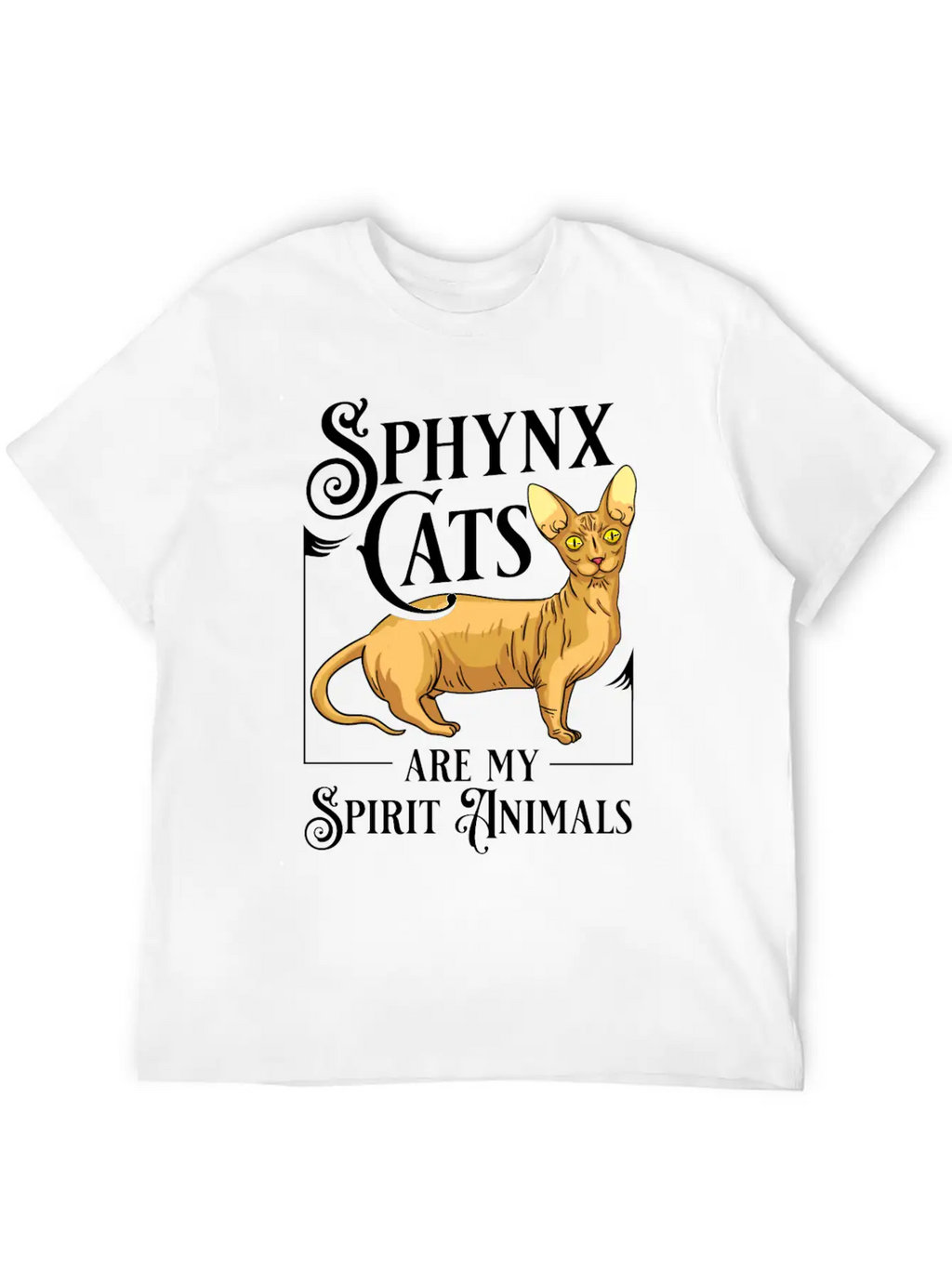 Sphynx Cat Hairless Kitten Egypt Funny Relaxed Everyday Tee – Lightweight And Durable Cotton