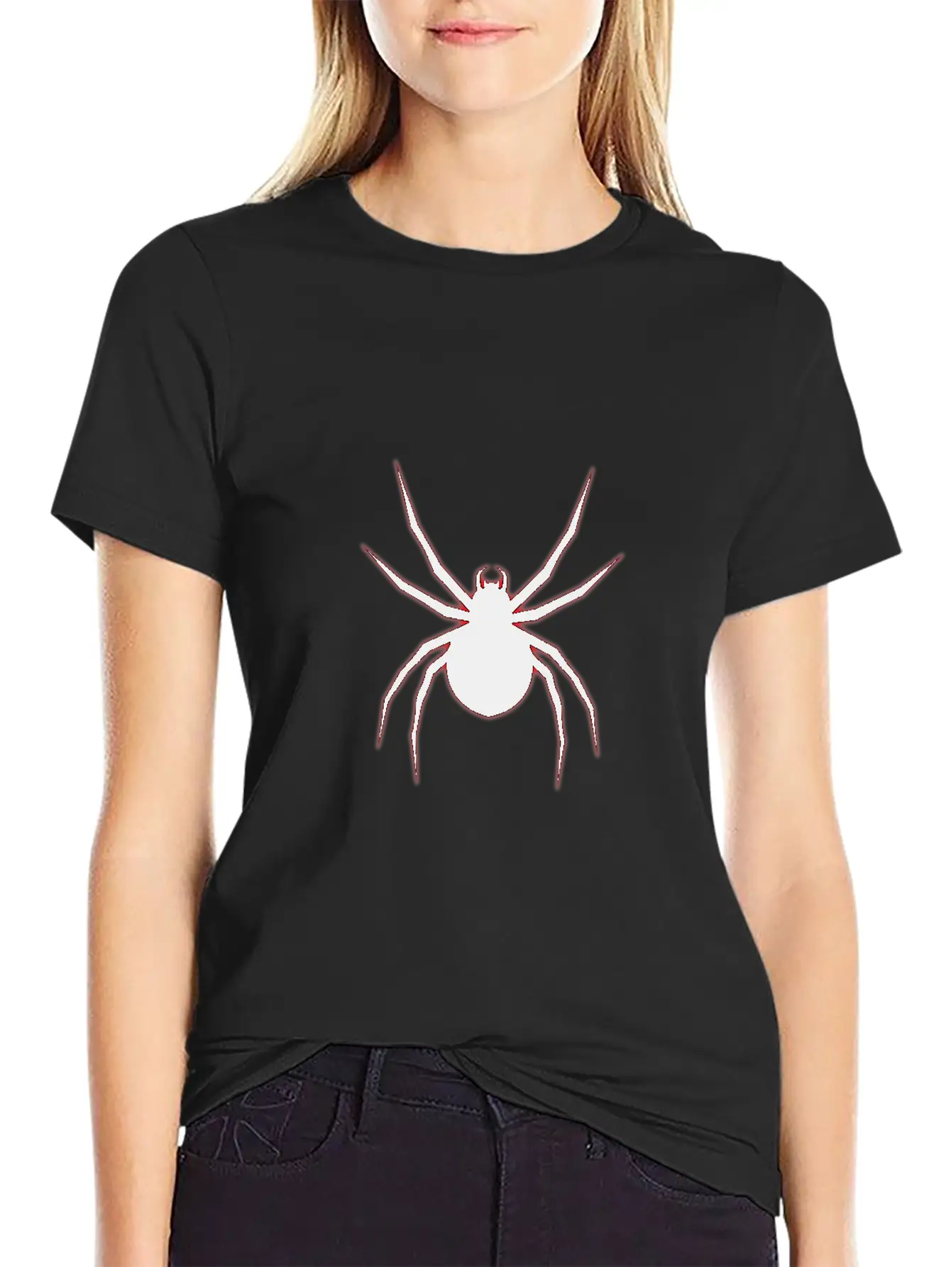 Spider Web Man Redlight Red Logo Tarantula Gift Classic Cotton Tee – Unisex Comfort For Any Season