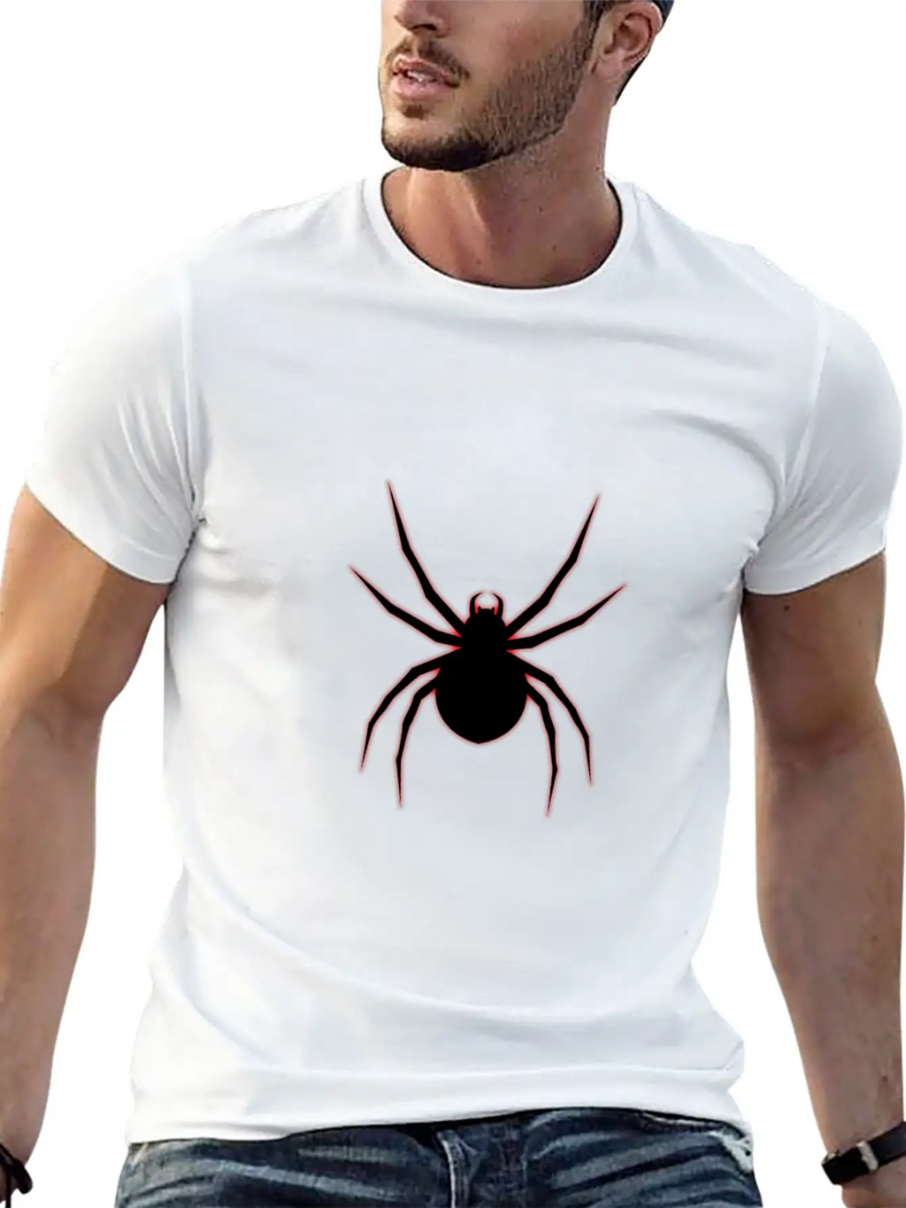 Spider Web Man Redlight Red Logo Tarantula Gift Classic Cotton Tee – Unisex Comfort For Any Season