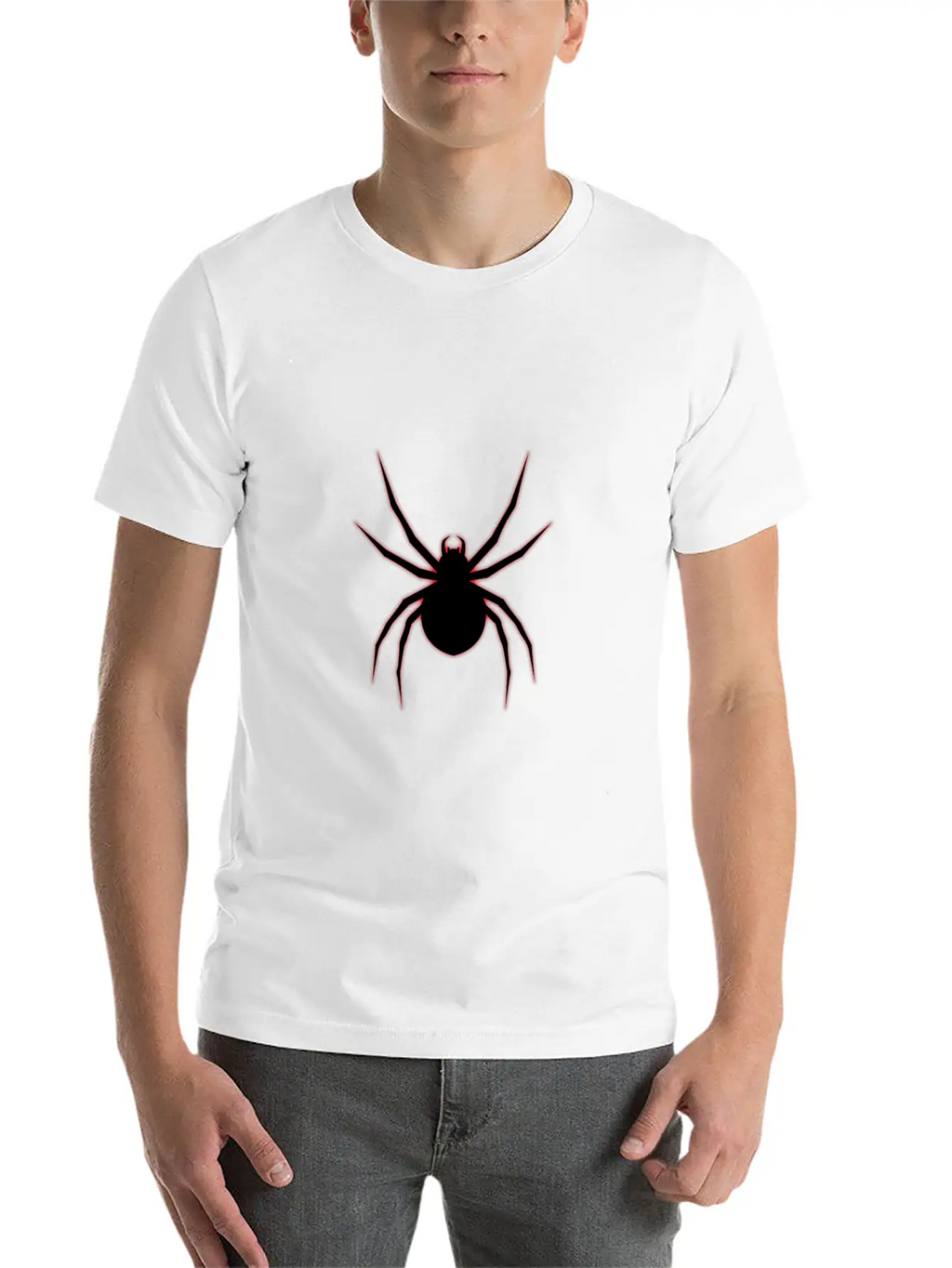 Spider Web Man Redlight Red Logo Tarantula Gift Classic Cotton Tee – Unisex Comfort For Any Season