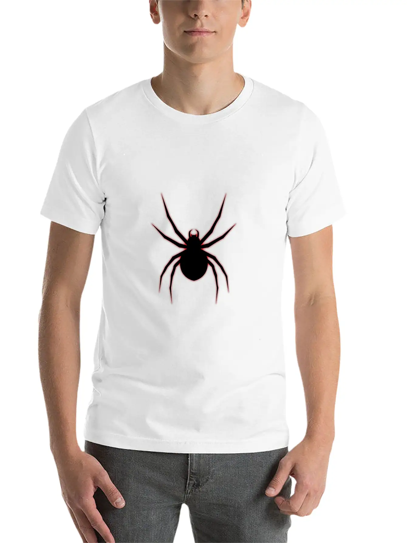 Spider Web Man Redlight Red Logo Tarantula Gift Classic Cotton Tee – Unisex Comfort For Any Season