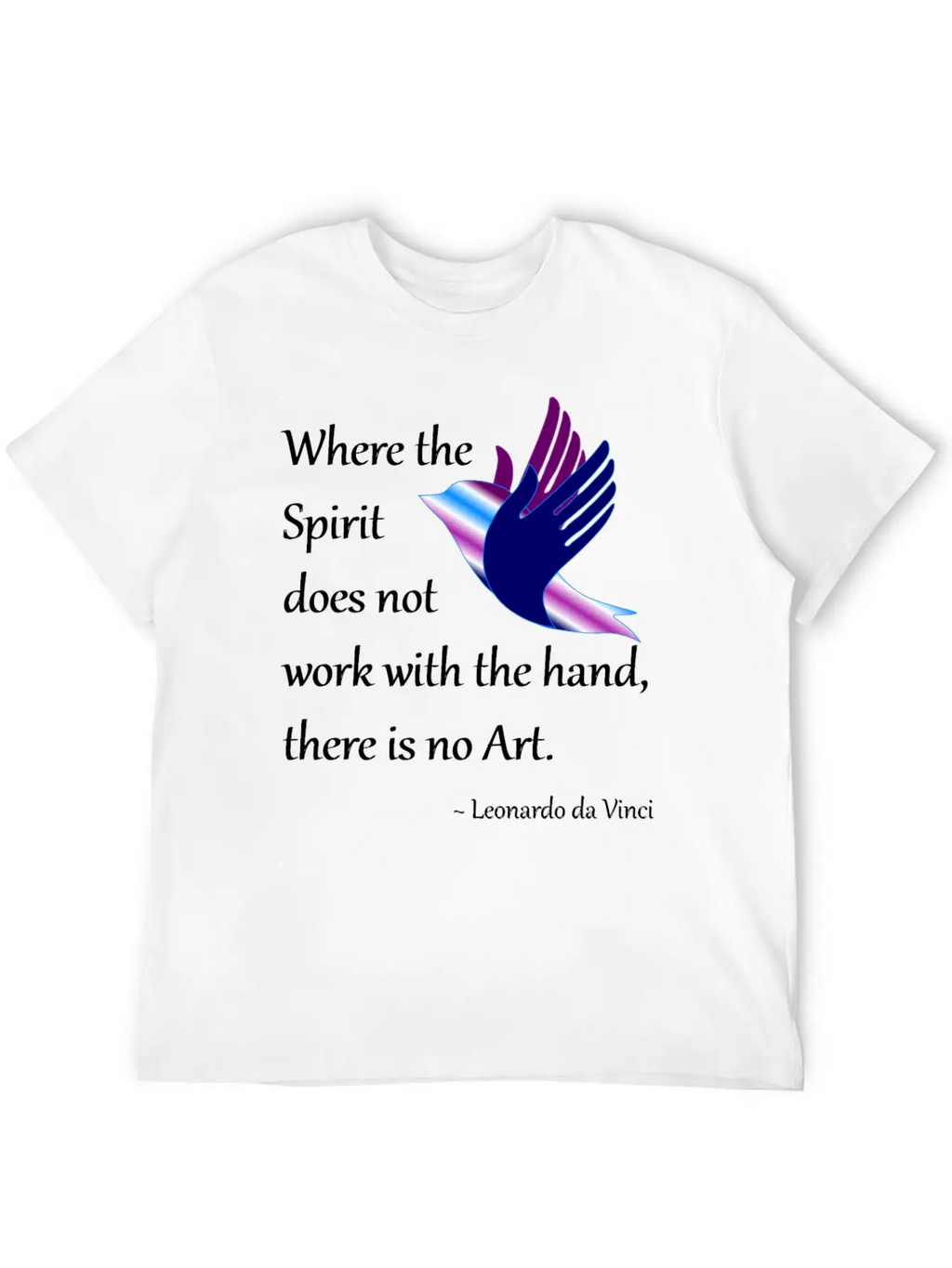 Spirit And Art Breathable Soft Cotton T-Shirt – Timeless Casual Look