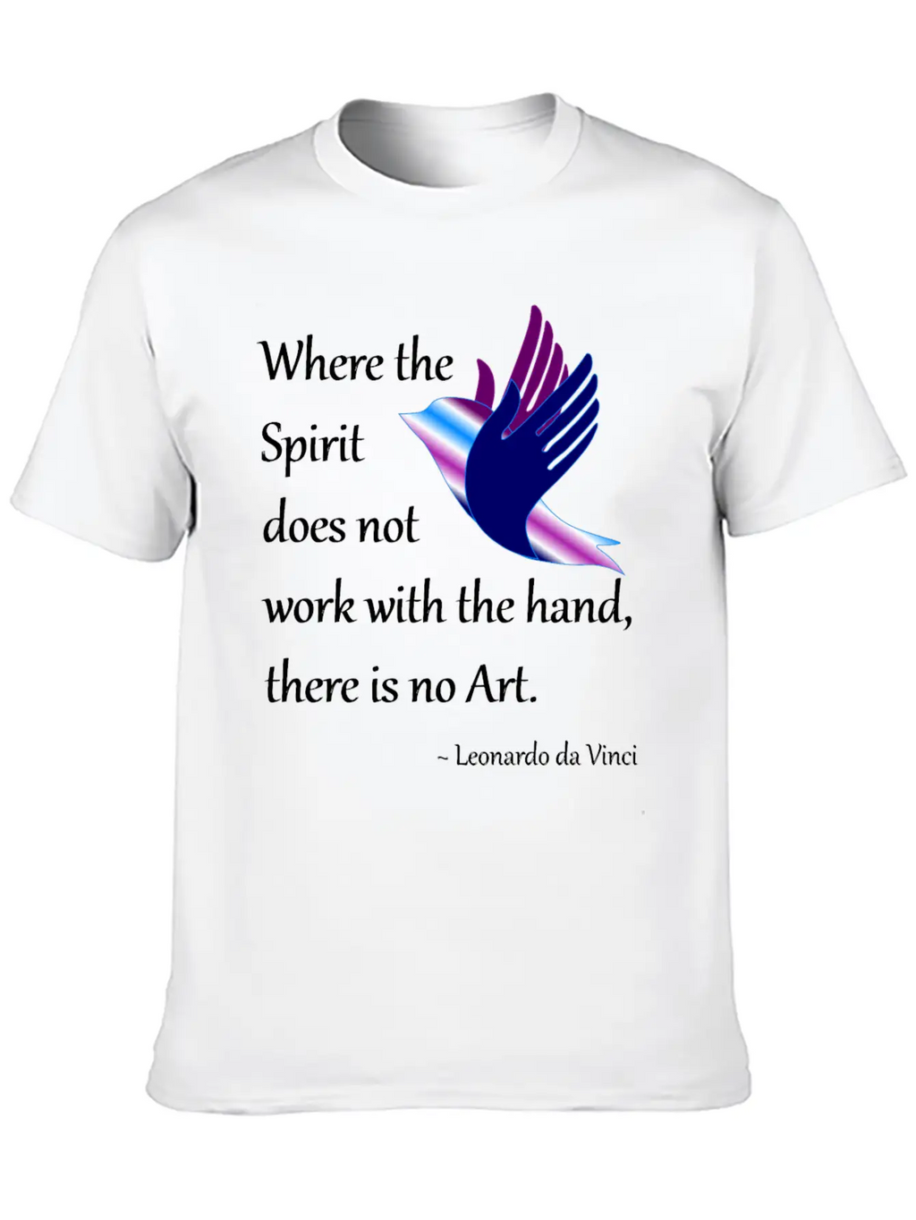 Spirit And Art Breathable Soft Cotton T-Shirt – Timeless Casual Look