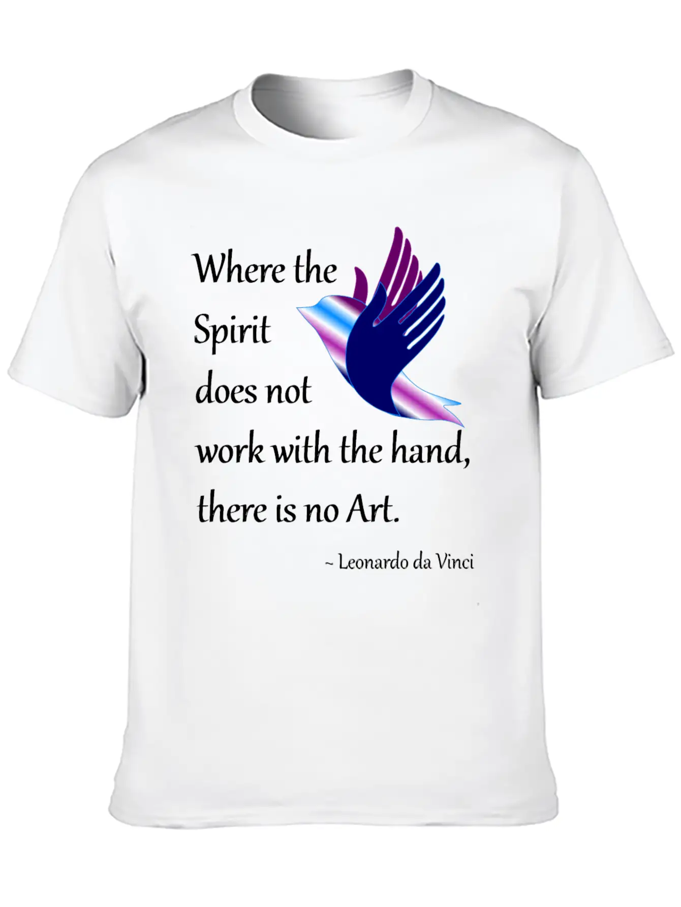 Spirit And Art Breathable Soft Cotton T-Shirt – Timeless Casual Look