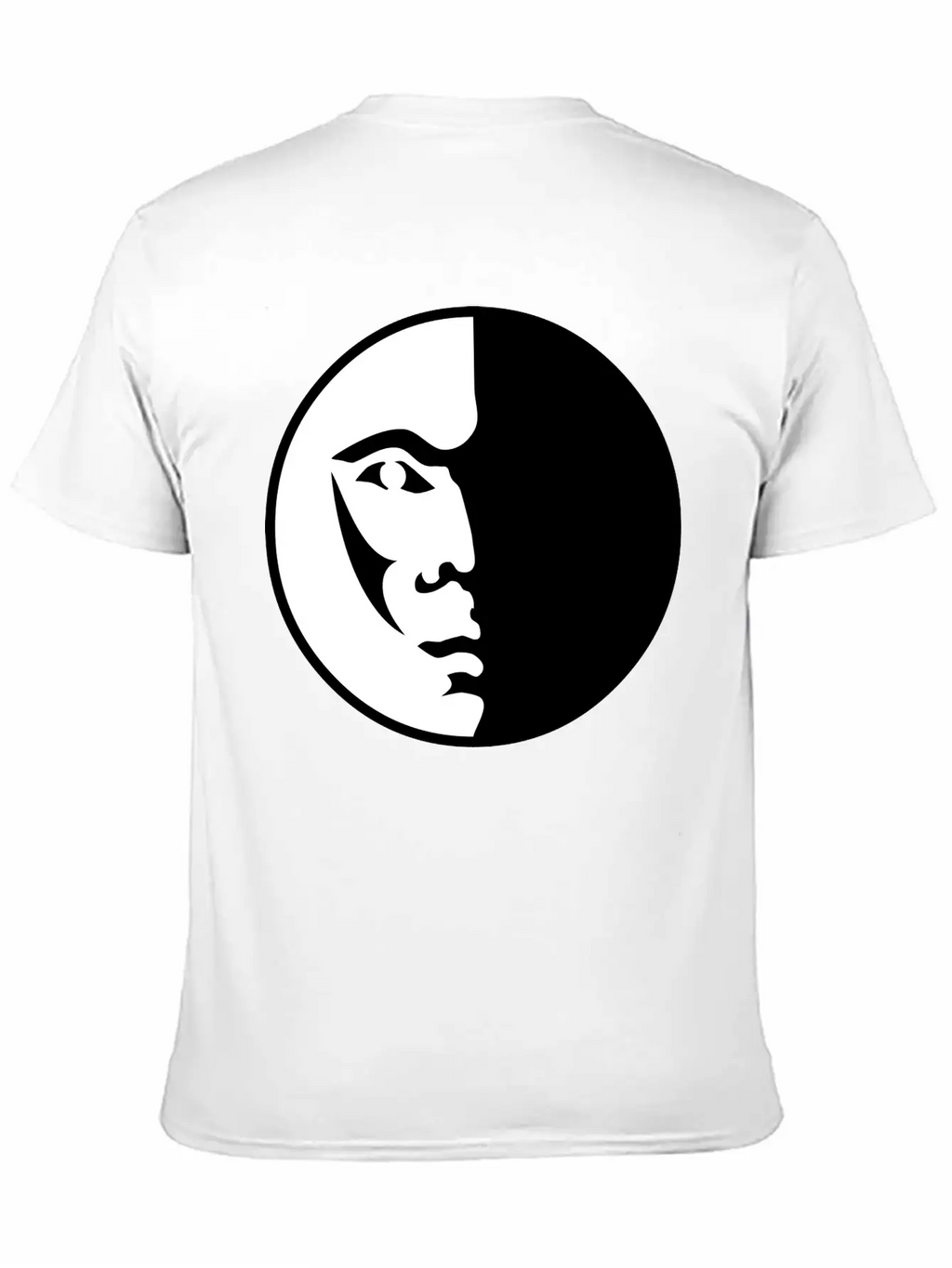 Spiritual Moon Man Face Breathable Graphic T-Shirt – Perfect For Casual Days