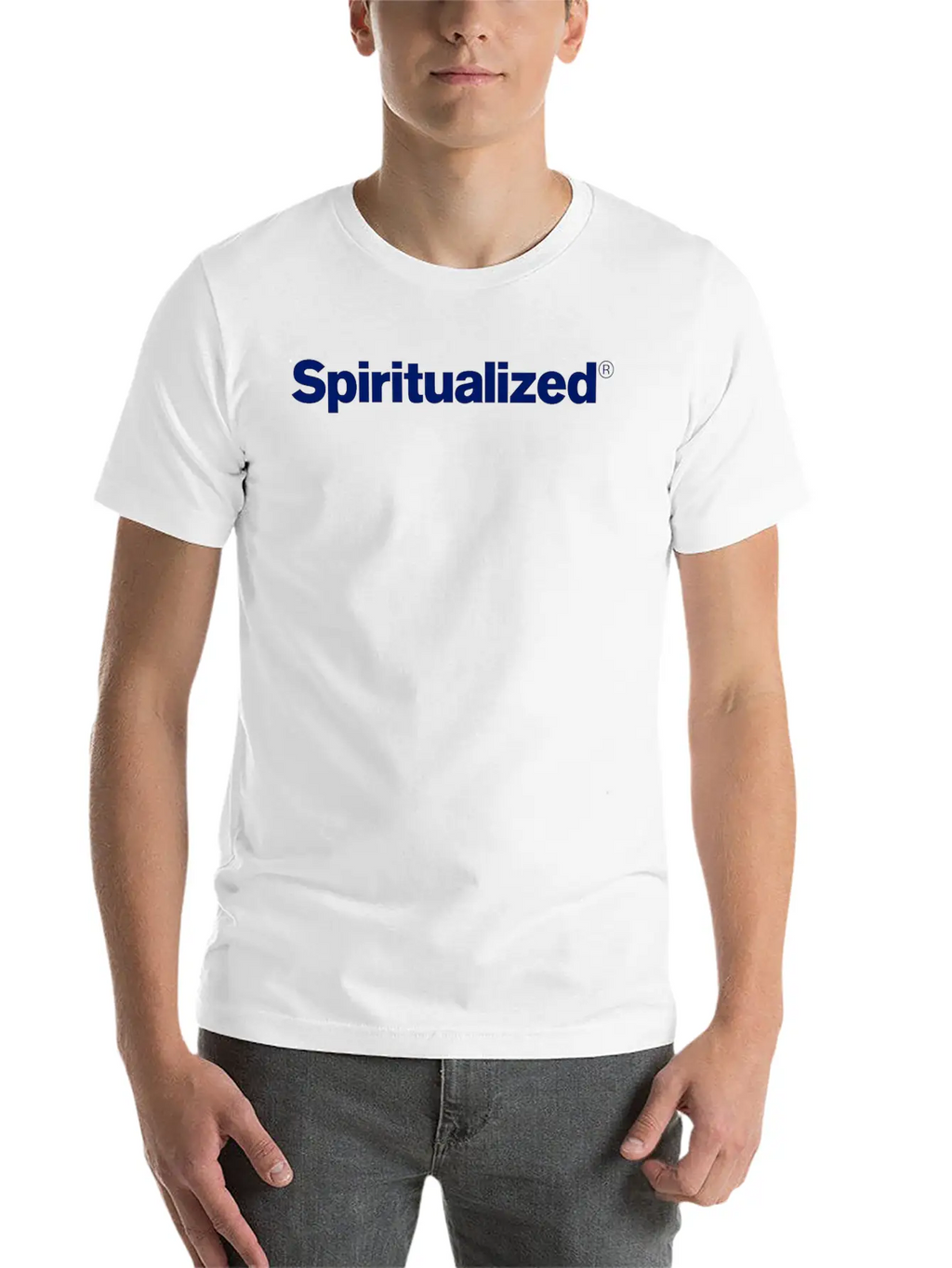 SPIRITUALIZED LOGO Essential Cotton Tee For Daily Outfits – Unisex Style